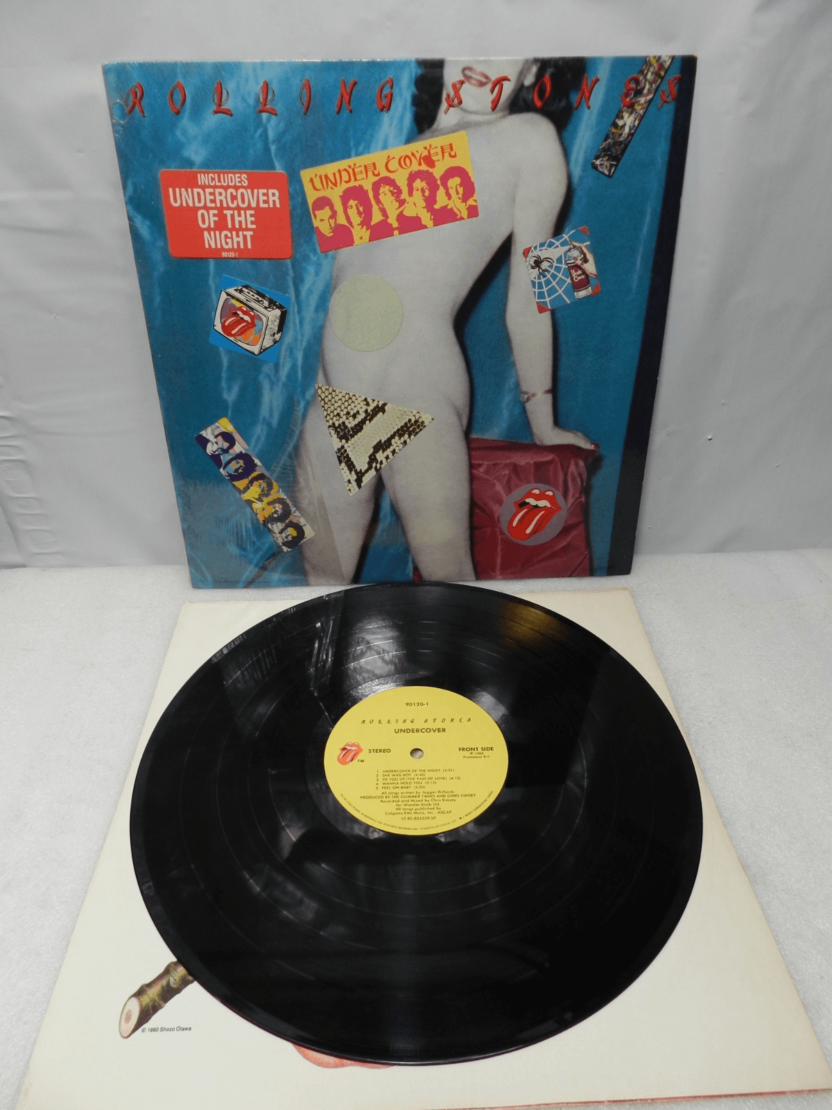 6 Vintage 70's Rolling Stones LP Vinyl Album Some Girls Milestone Love you L64JJ - Thumbnail 6