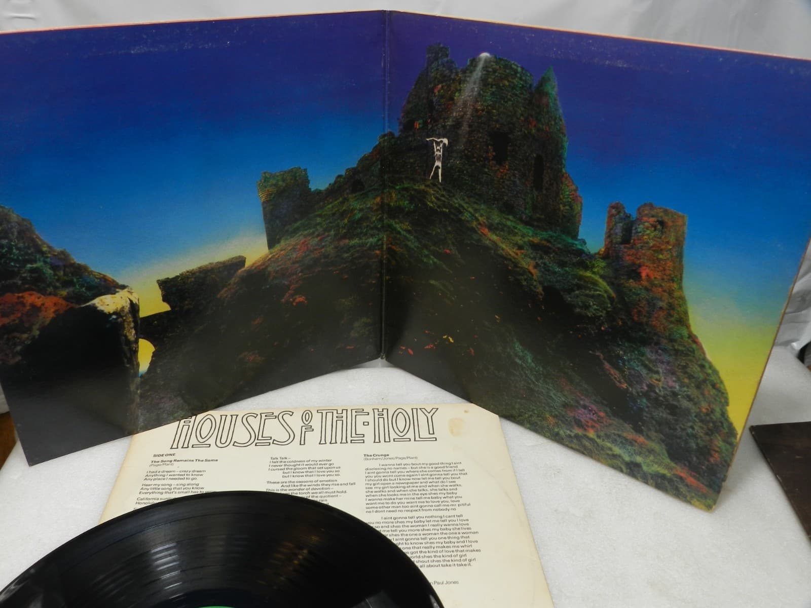 3 Led Zeppelin Vinyl LP 70's Albums III SD-19128 Swan Song House of Holy (L65JJ) - Thumbnail 11