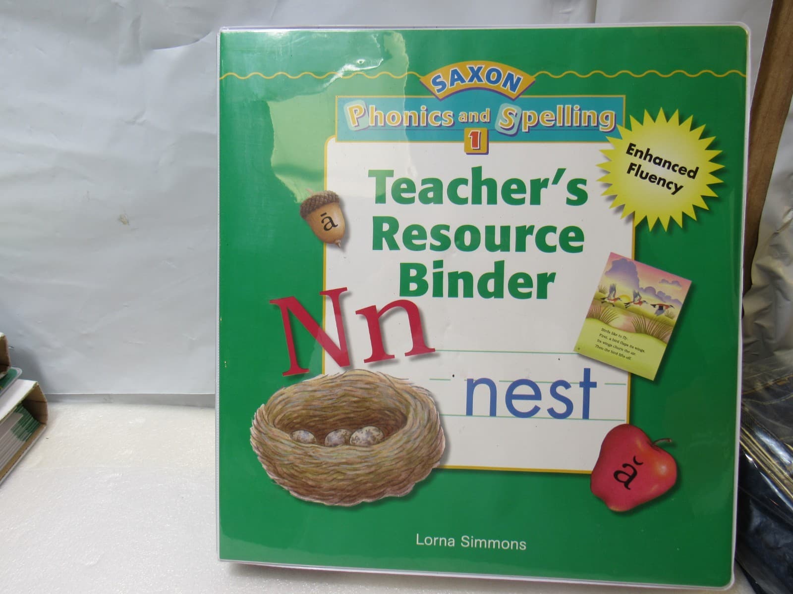 Saxon Phonics /Spelling 1 TEACHER Manual Vol 1 & 2 Resource Binder Kids Cards U3 - Thumbnail 9