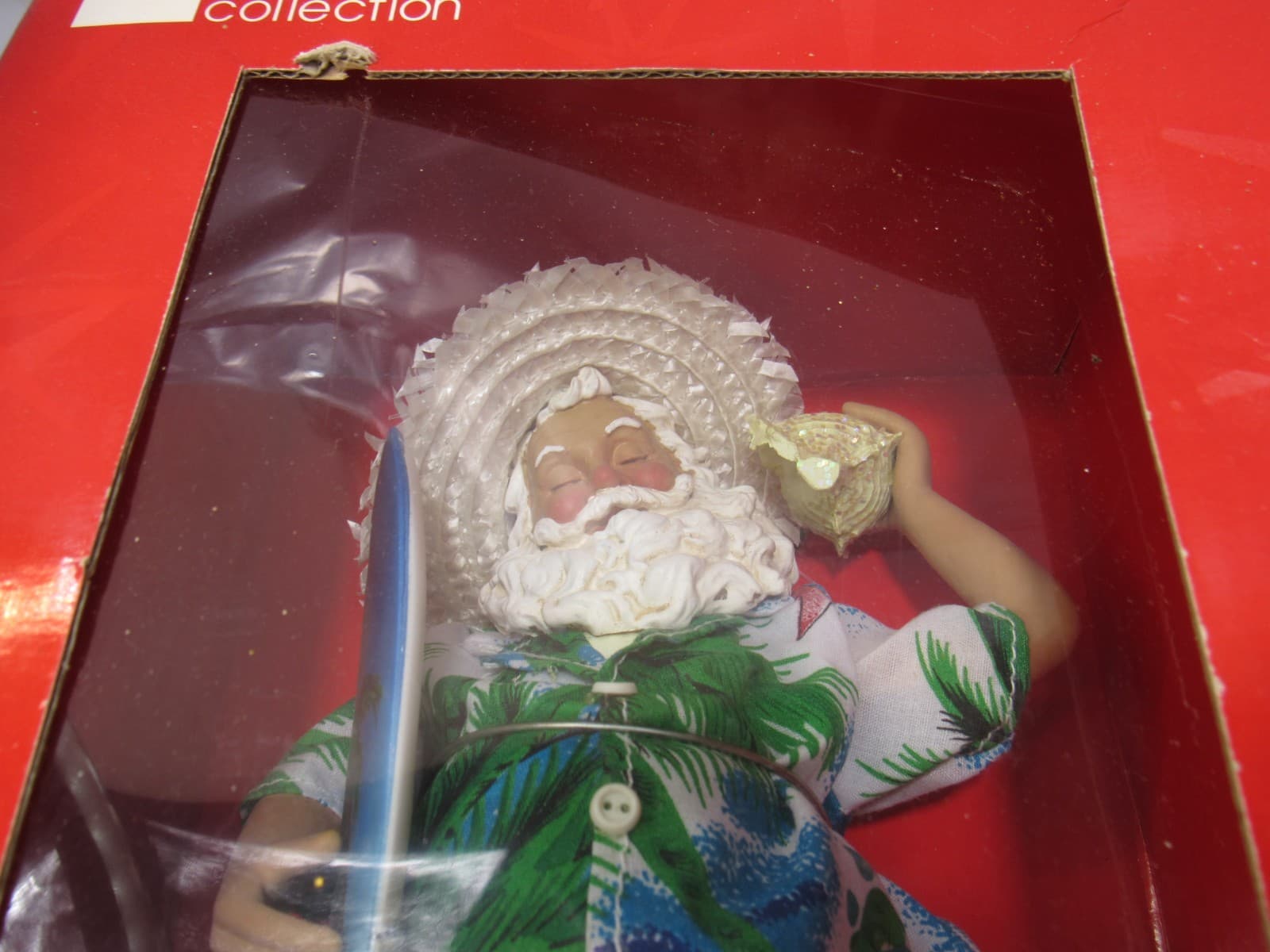 JC Penney Home Collection 10" Surfing Santa New in Box (U2M) - Thumbnail 2
