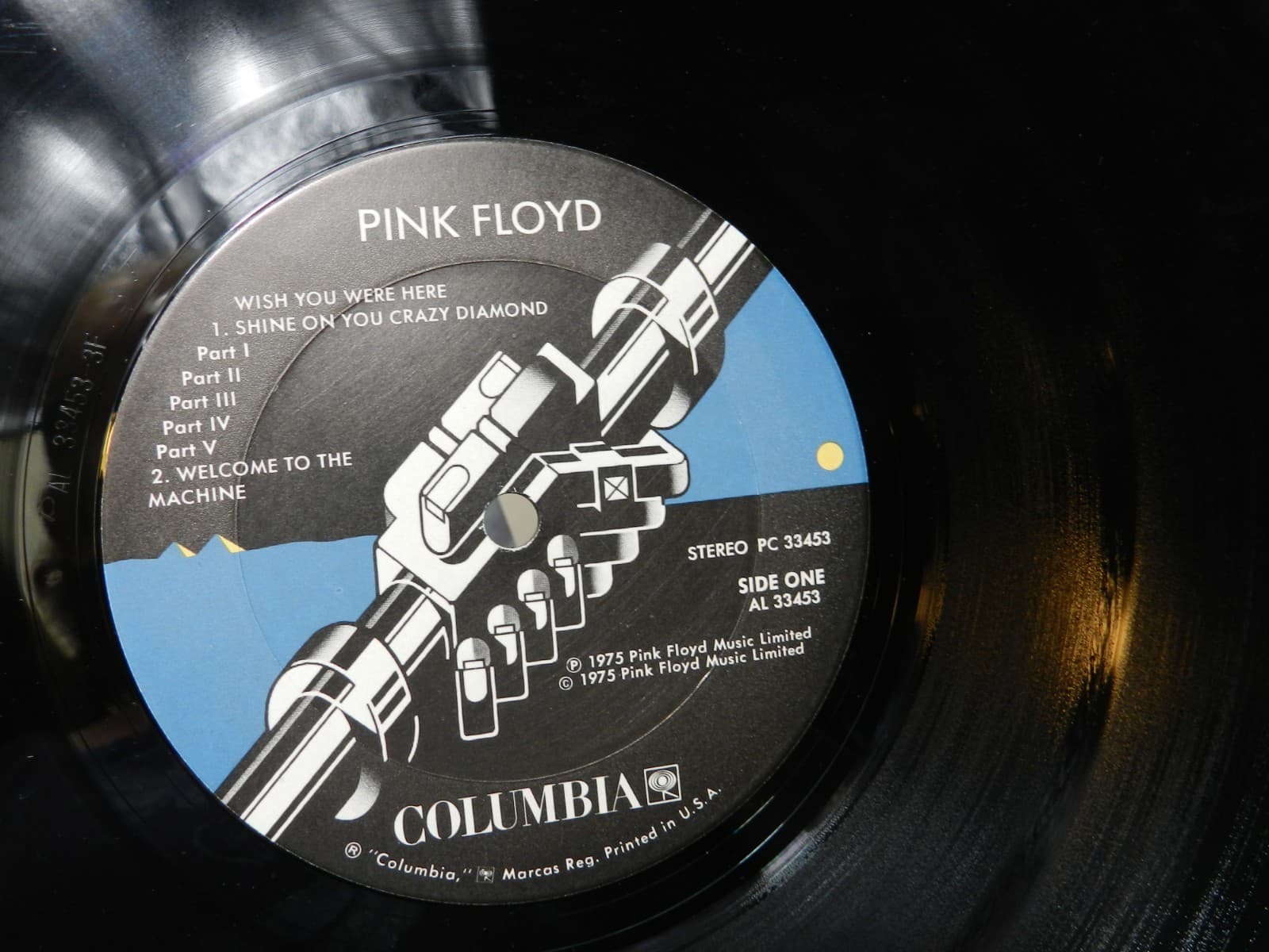 Pink Floyd Dark Side Of The Moon / Wish You Were Here Vinyl LP Album 70's L64JJ - Thumbnail 5