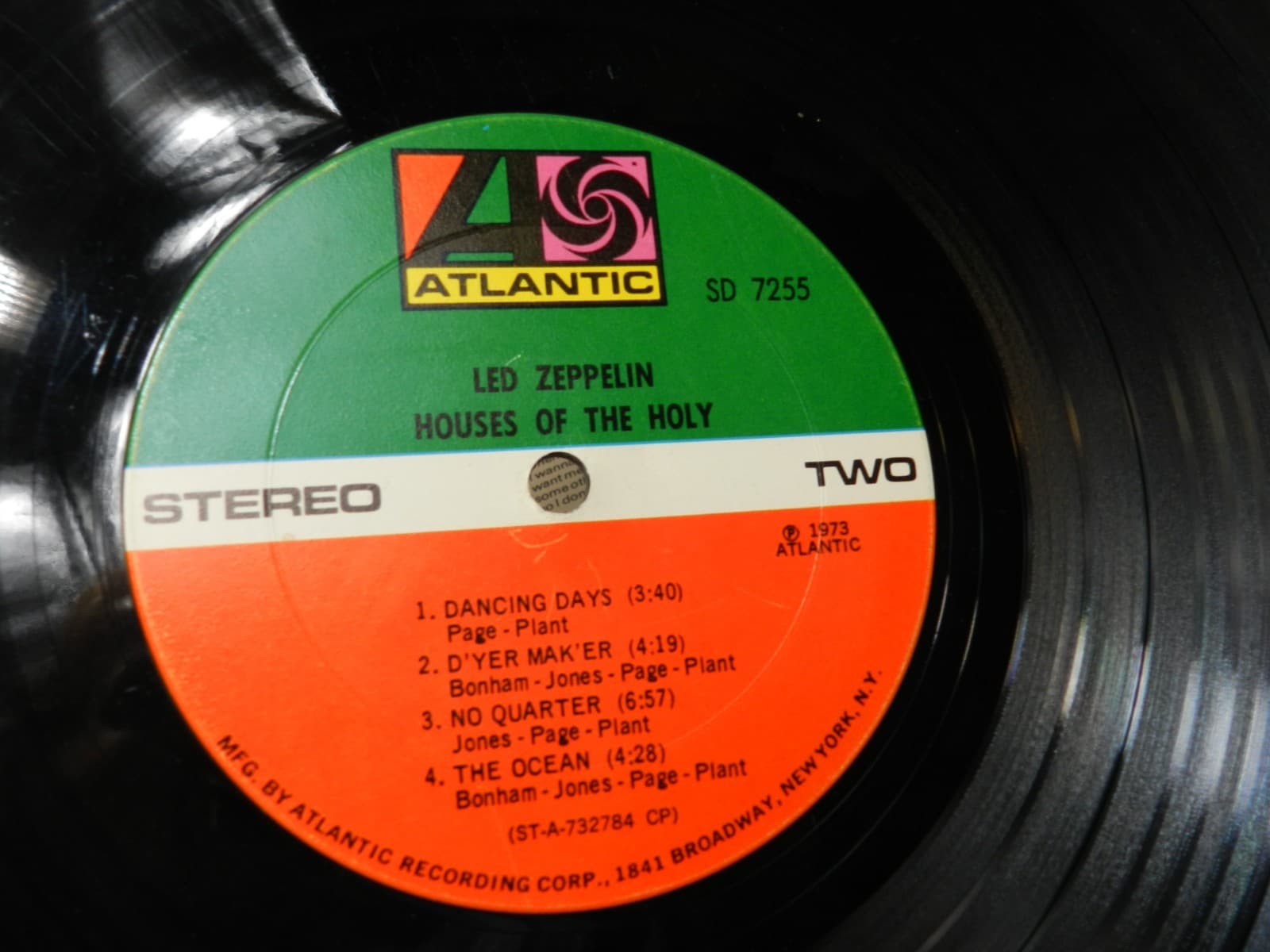 3 Led Zeppelin Vinyl LP 70's Albums III SD-19128 Swan Song House of Holy (L65JJ) - Thumbnail 12