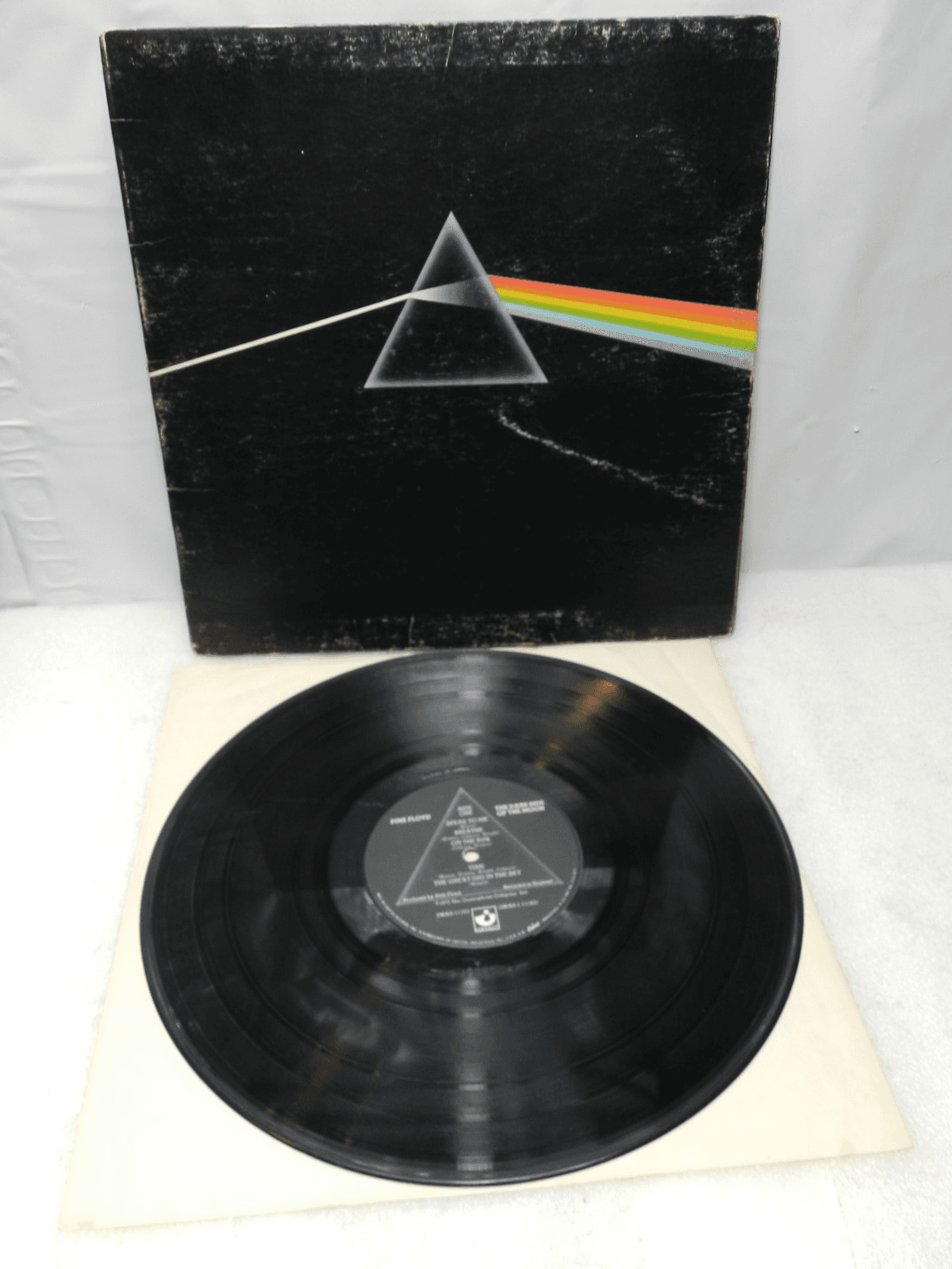 Pink Floyd Dark Side Of The Moon / Wish You Were Here Vinyl LP Album 70's L64JJ - Thumbnail 8