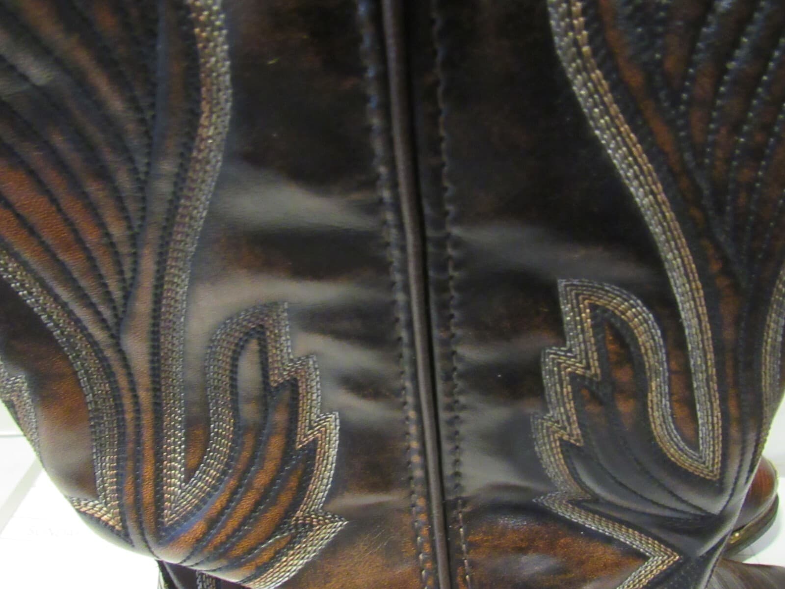 Men's Laredo Prints 12" Cowboy Boot 68082 Mens 9 D Brown F72K - Thumbnail 2