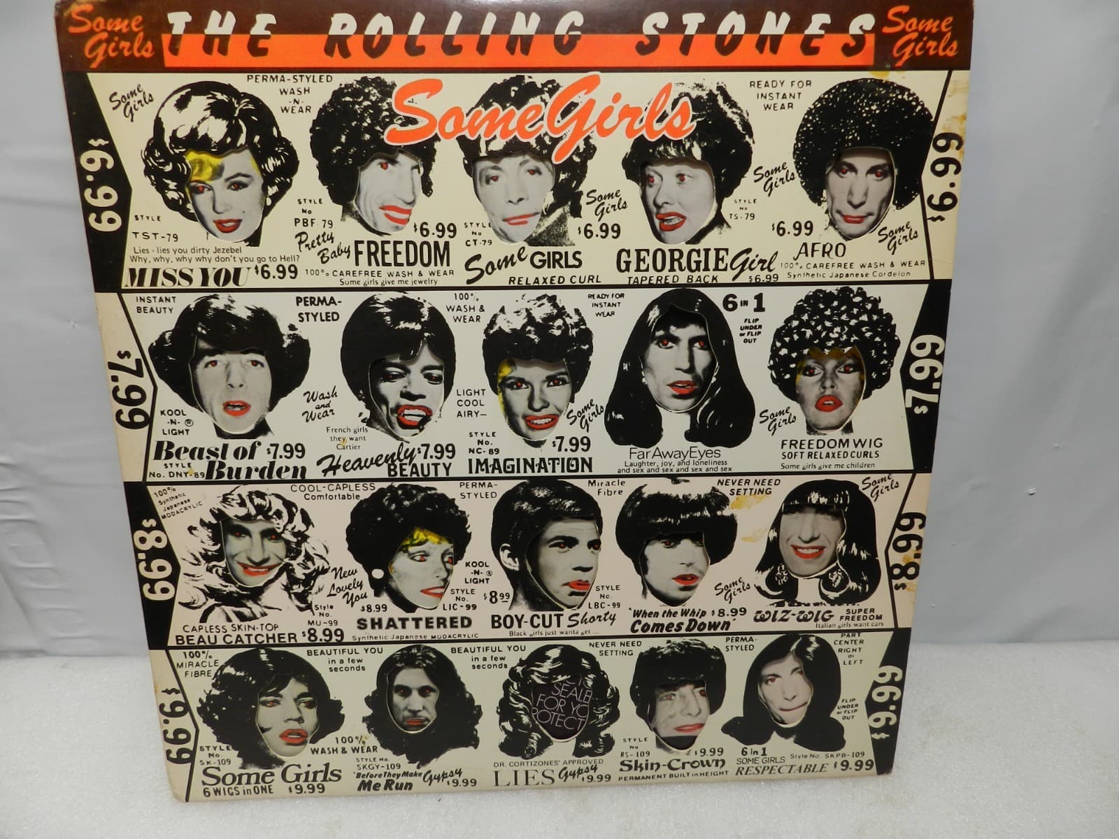 6 Vintage 70's Rolling Stones LP Vinyl Album Some Girls Milestone Love you L64JJ - Thumbnail 19