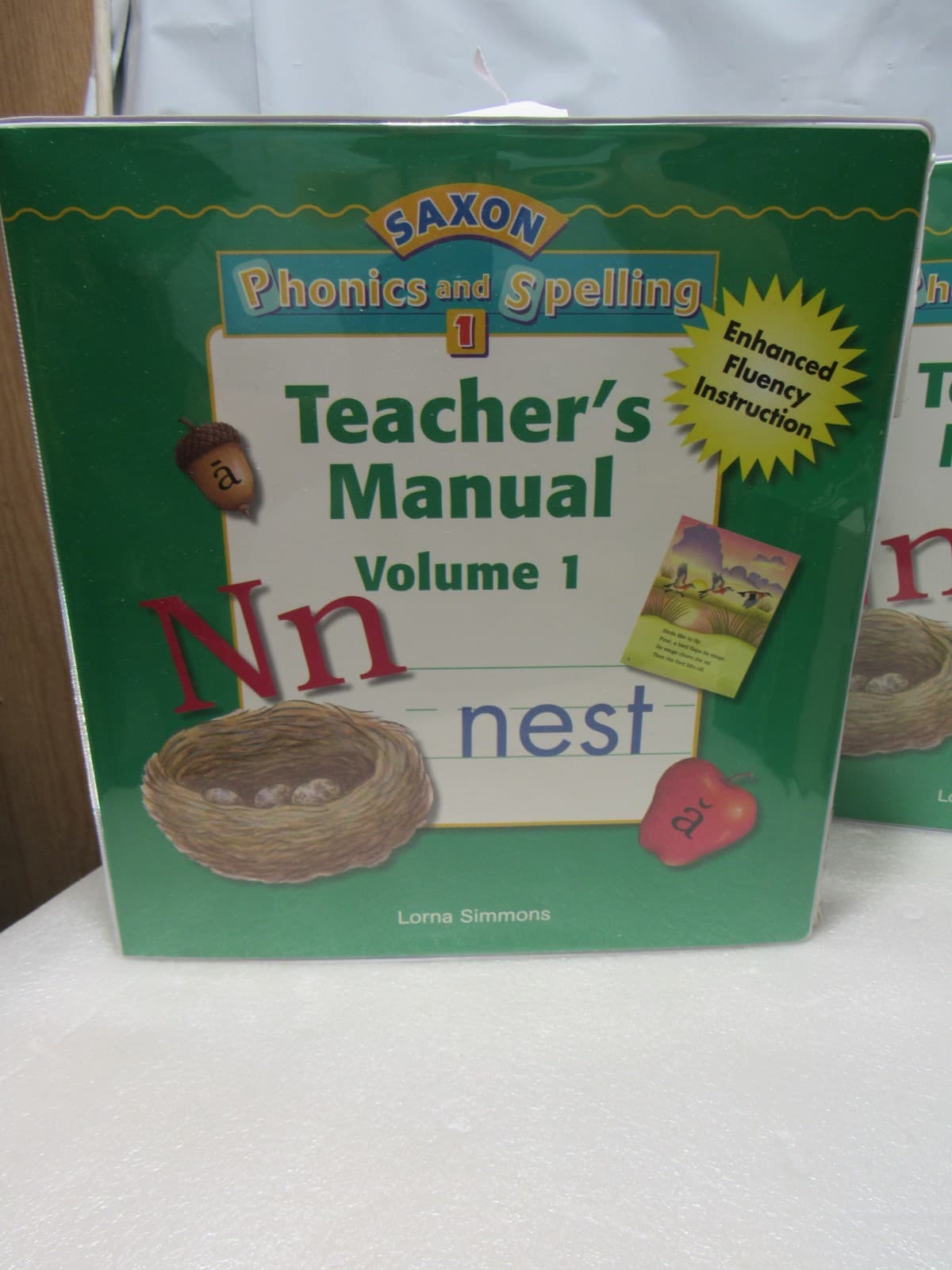 Saxon Phonics /Spelling 1 TEACHER Manual Vol 1 & 2 Resource Binder Kids Cards U3 - Thumbnail 2