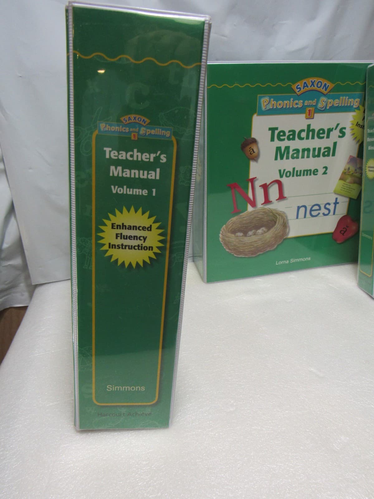 Saxon Phonics /Spelling 1 TEACHER Manual Vol 1 & 2 Resource Binder Kids Cards U3 - Thumbnail 5
