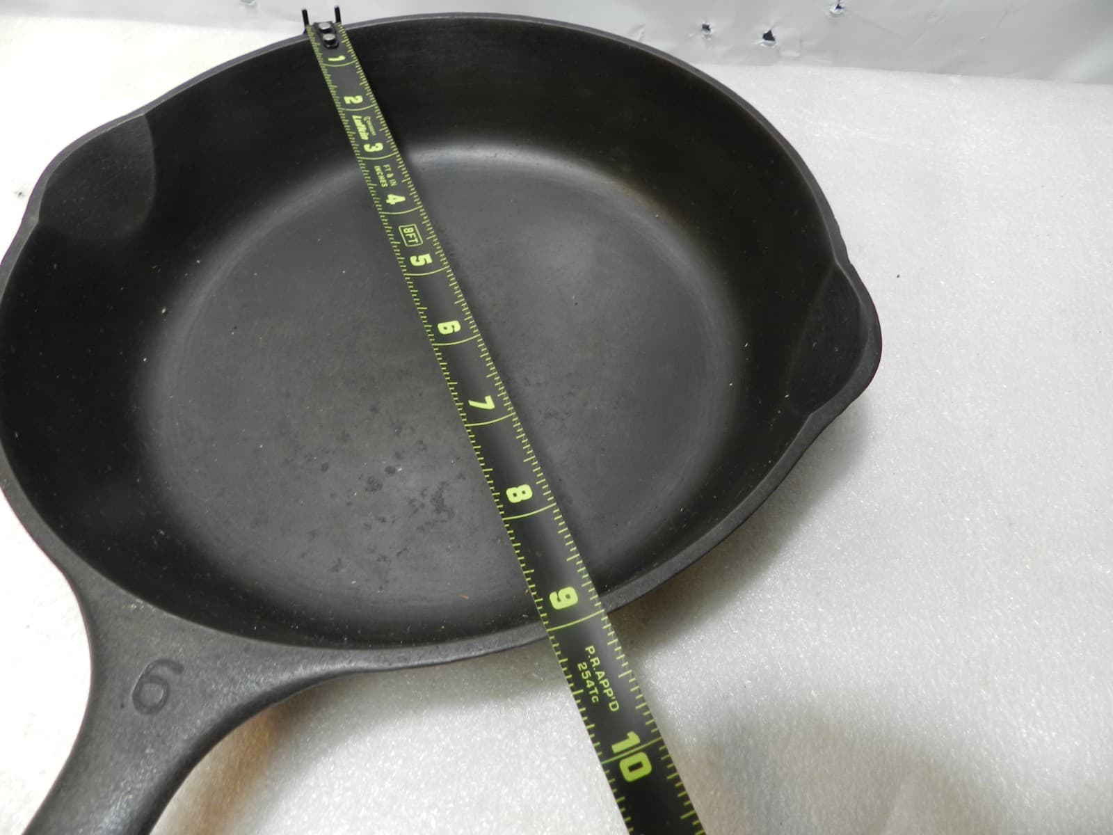 Wagner Ware Sidney Cast Iron Skillet 1056I Vintage No. 6 / 9" Diameter (D44S) - Thumbnail 7