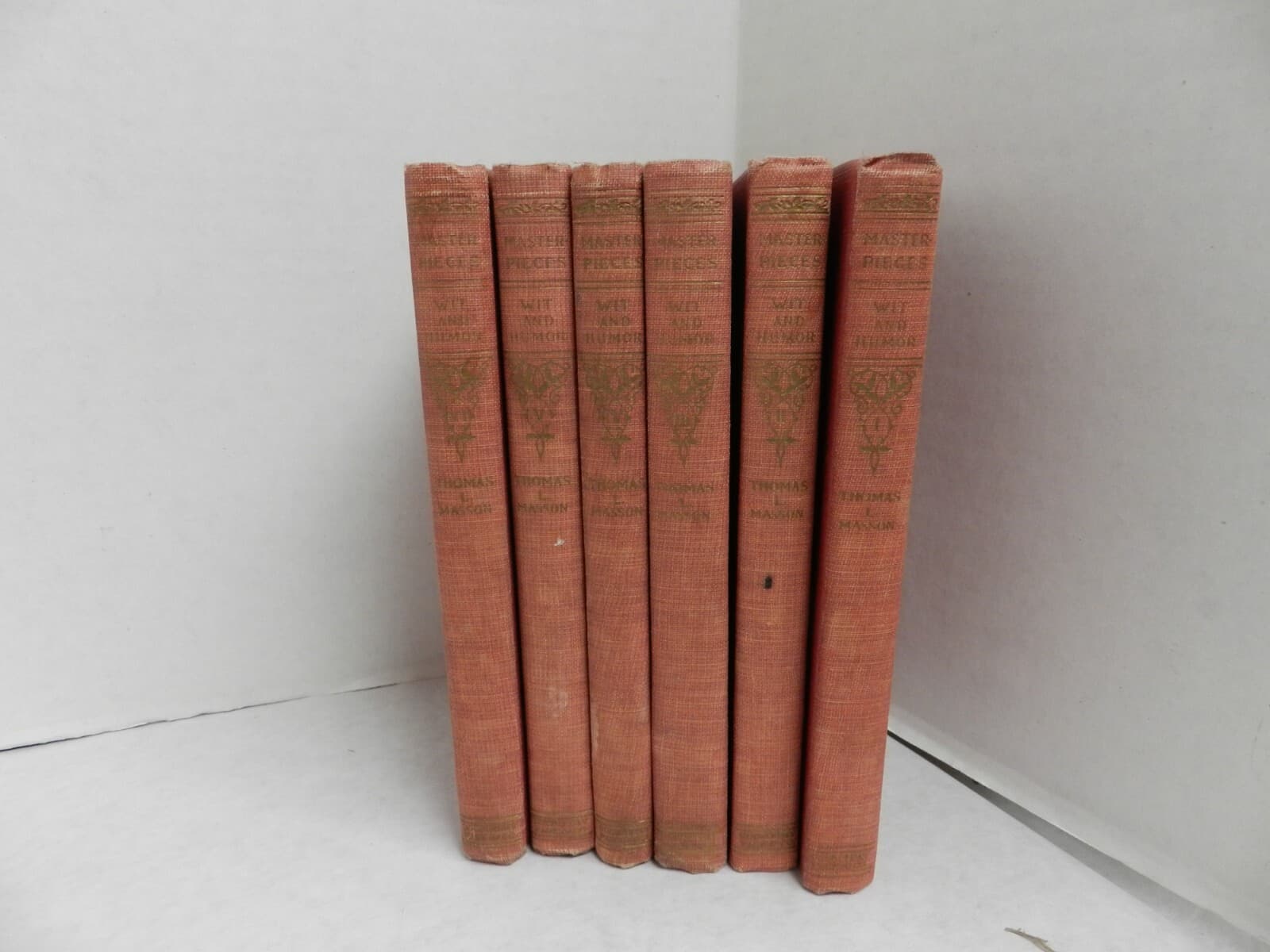 6 Vol. Little Masterpieces of American Wit and Humor Complete Set 1927 i20 - Thumbnail 2