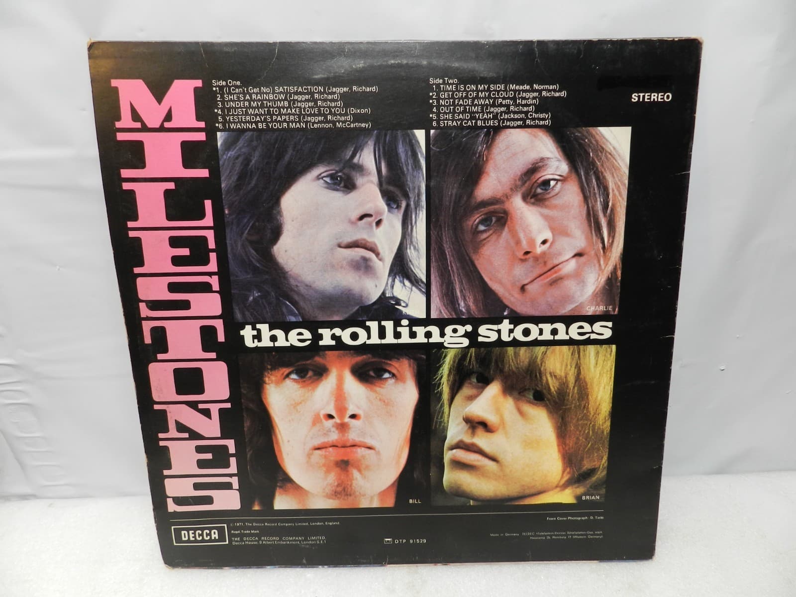 6 Vintage 70's Rolling Stones LP Vinyl Album Some Girls Milestone Love you L64JJ - Thumbnail 18