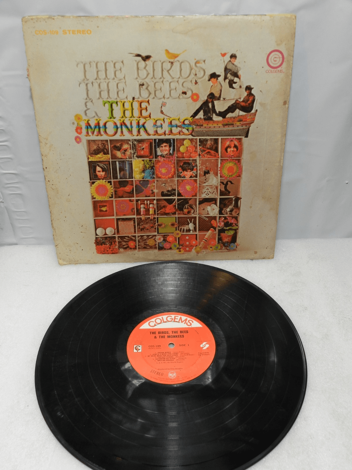 3 Vintage The Monkees Vinyl LP Albums Self Titled Instant Replay Bird Bees L67JJ - Thumbnail 2