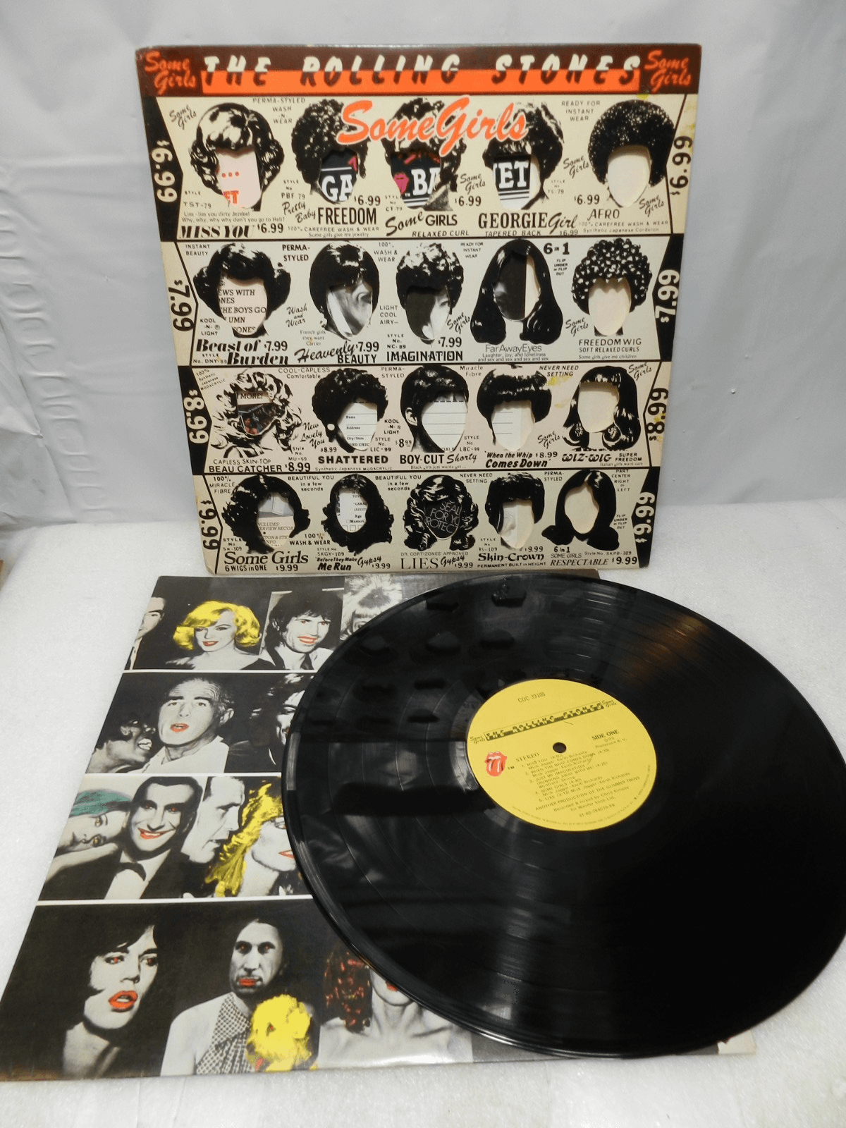 6 Vintage 70's Rolling Stones LP Vinyl Album Some Girls Milestone Love you L64JJ - Thumbnail 20