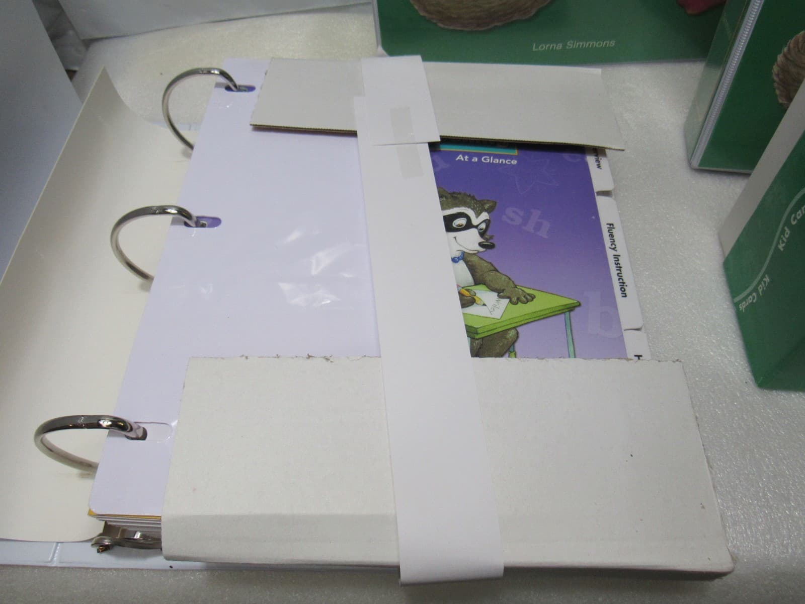 Saxon Phonics /Spelling 1 TEACHER Manual Vol 1 & 2 Resource Binder Kids Cards U3 - Thumbnail 3