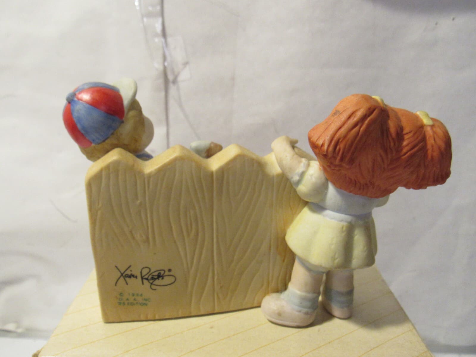 Cabbage Patch Kids Fine Porcelain I LOVE YOU Valentine’s Day Vintage 1985 F74K - Thumbnail 3