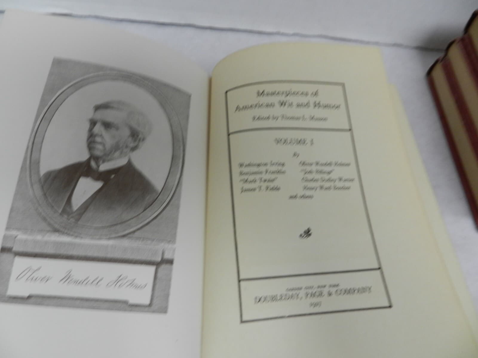 6 Vol. Little Masterpieces of American Wit and Humor Complete Set 1927 i20 - Thumbnail 10