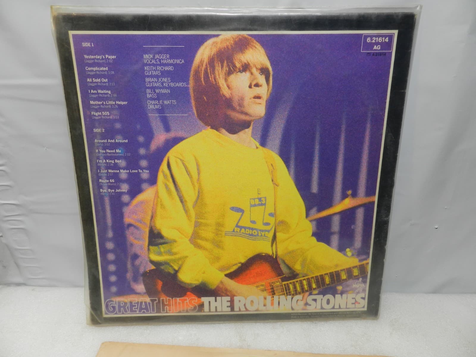 6 Vintage 70's Rolling Stones LP Vinyl Album Some Girls Milestone Love you L64JJ - Thumbnail 4