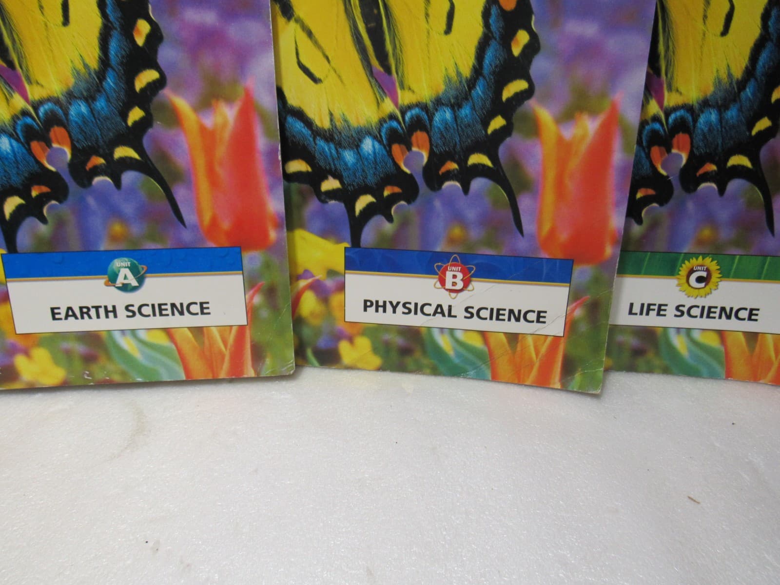 Vtg Home School Science Books Oversize Big Houghton Mifflin Classroom Education - Thumbnail 2