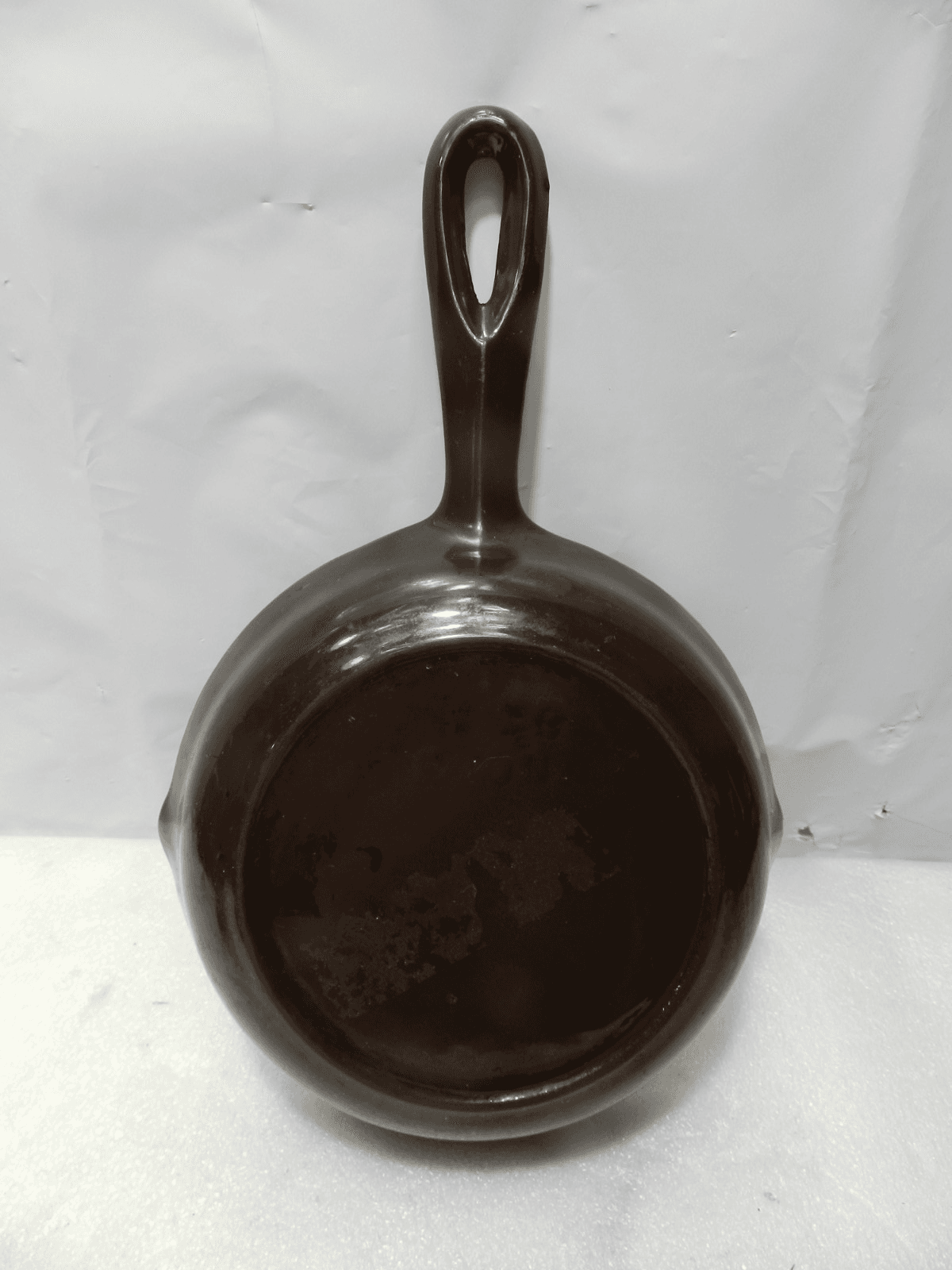Birmingham Stove & Range Brown #3 6.5" Enameled Cast Iron Skillet (D46S) - Thumbnail 5