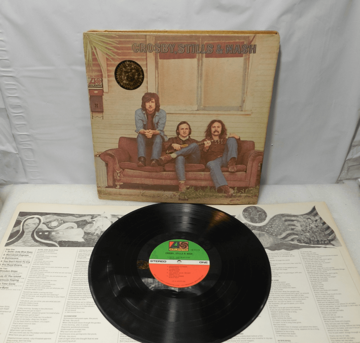 CROSBY STILL NASH & YOUNG Deja Vu, Self-Titled & 4 Way Street LP's Albums L66JJ - Thumbnail 6
