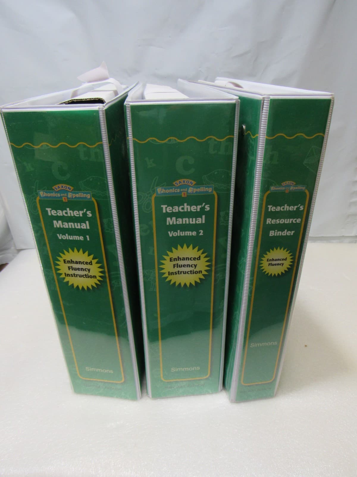 Saxon Phonics /Spelling 1 TEACHER Manual Vol 1 & 2 Resource Binder Kids Cards U3 - Thumbnail 12