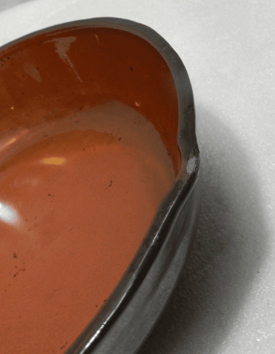Birmingham Stove & Range Brown #3 6.5" Enameled Cast Iron Skillet (D46S) - Thumbnail 4