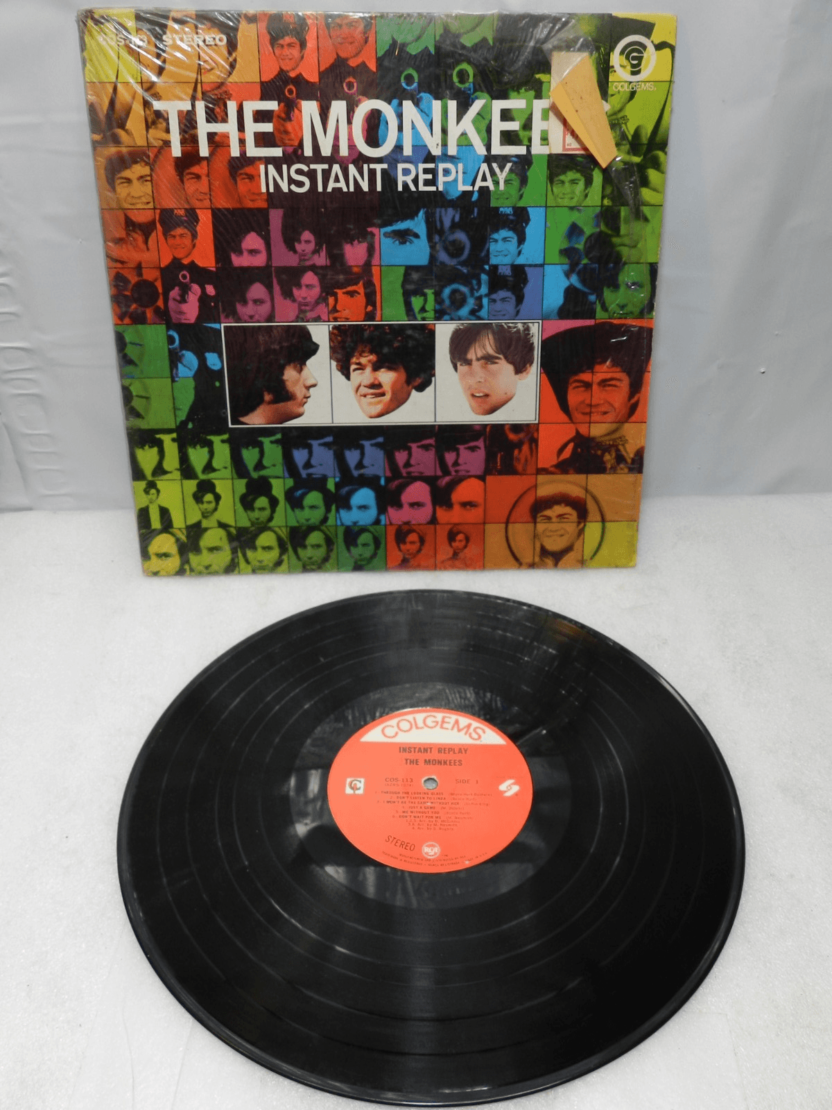 3 Vintage The Monkees Vinyl LP Albums Self Titled Instant Replay Bird Bees L67JJ - Thumbnail 7
