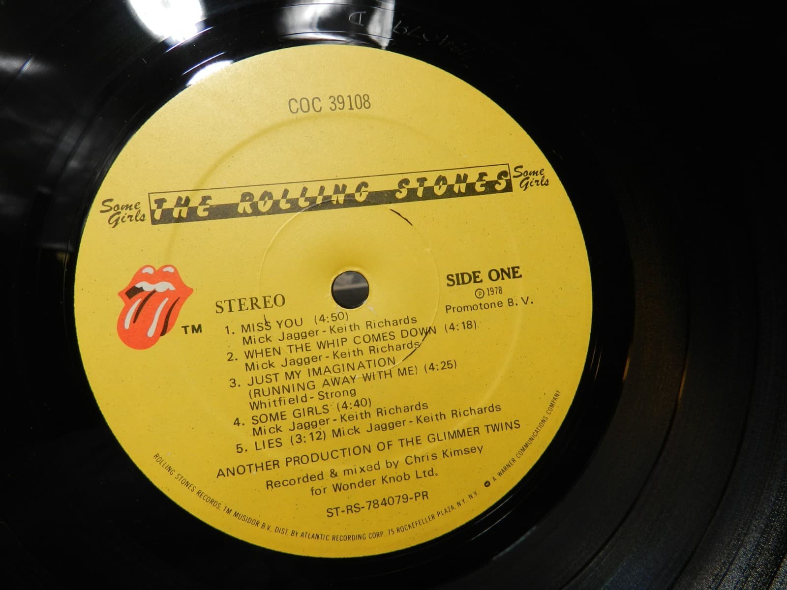 6 Vintage 70's Rolling Stones LP Vinyl Album Some Girls Milestone Love you L64JJ - Thumbnail 21