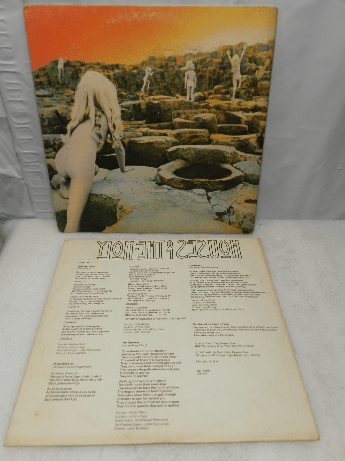 3 Led Zeppelin Vinyl LP 70's Albums III SD-19128 Swan Song House of Holy (L65JJ) - Thumbnail 13