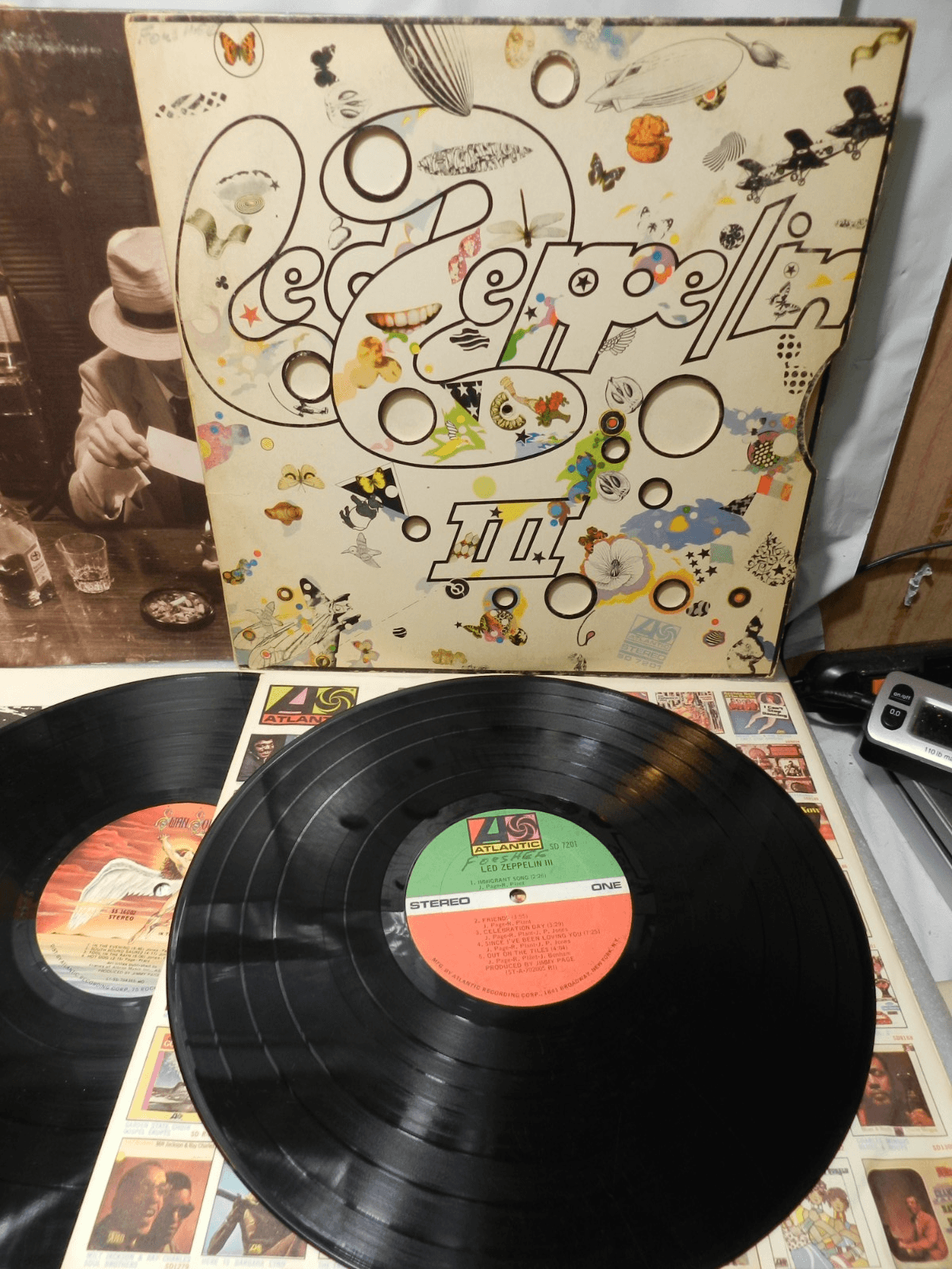 3 Led Zeppelin Vinyl LP 70's Albums III SD-19128 Swan Song House of Holy (L65JJ) - Thumbnail 2