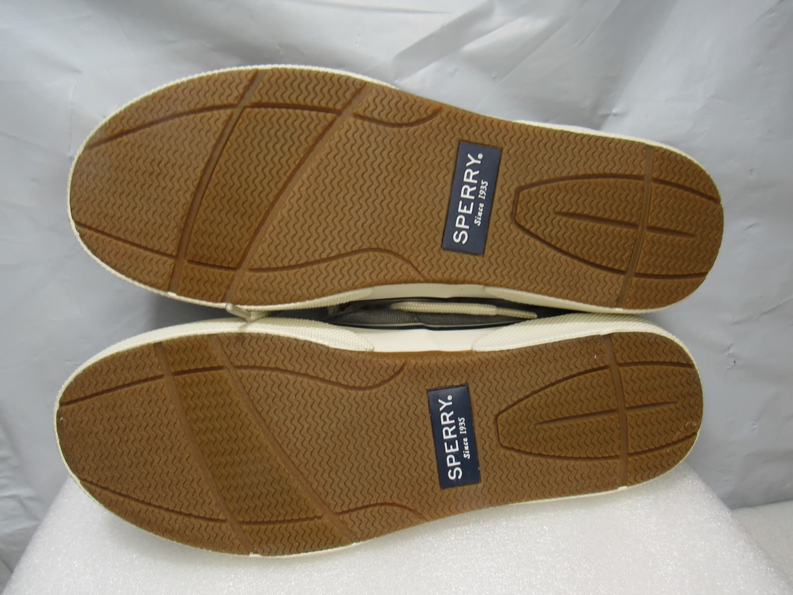 Mens Sperry Halyard Salt Washed Grey Top Sider Shoes 0772830 SZ 8 Wide J67 - Thumbnail 5