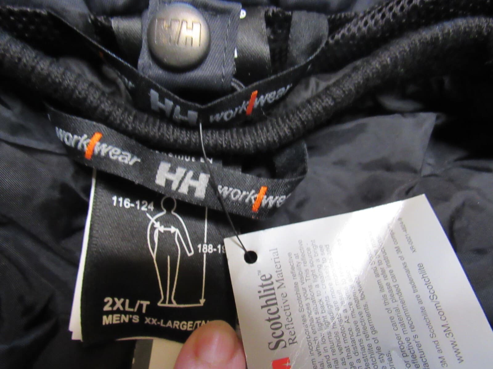 HELLY HANSEN XXLARGE TALL WORK WEAR METRO JACKET WATERPROOF INSULATED COAT x5 - Thumbnail 7