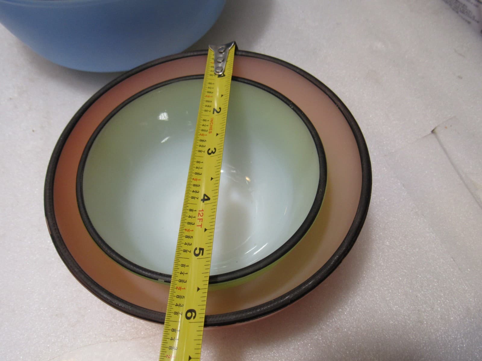 Vintage Anchor Hocking Fire-King Mixing Nesting Bowl Set Bold Primary Color H11K - Thumbnail 16