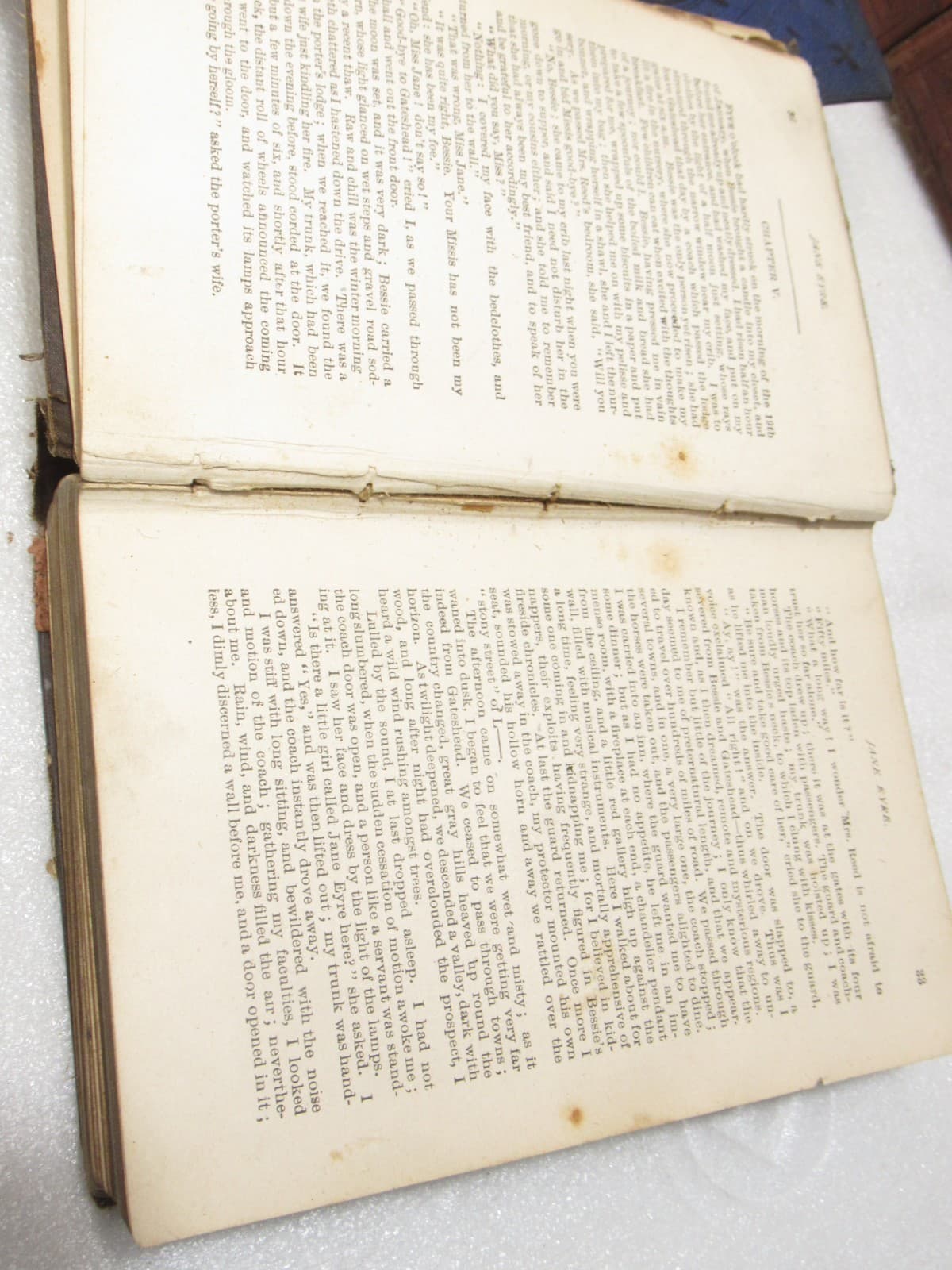 1800s Antique Books Consciences Tales Set & Willy Reilly Jane Eyre Hardcover B68 - Thumbnail 9