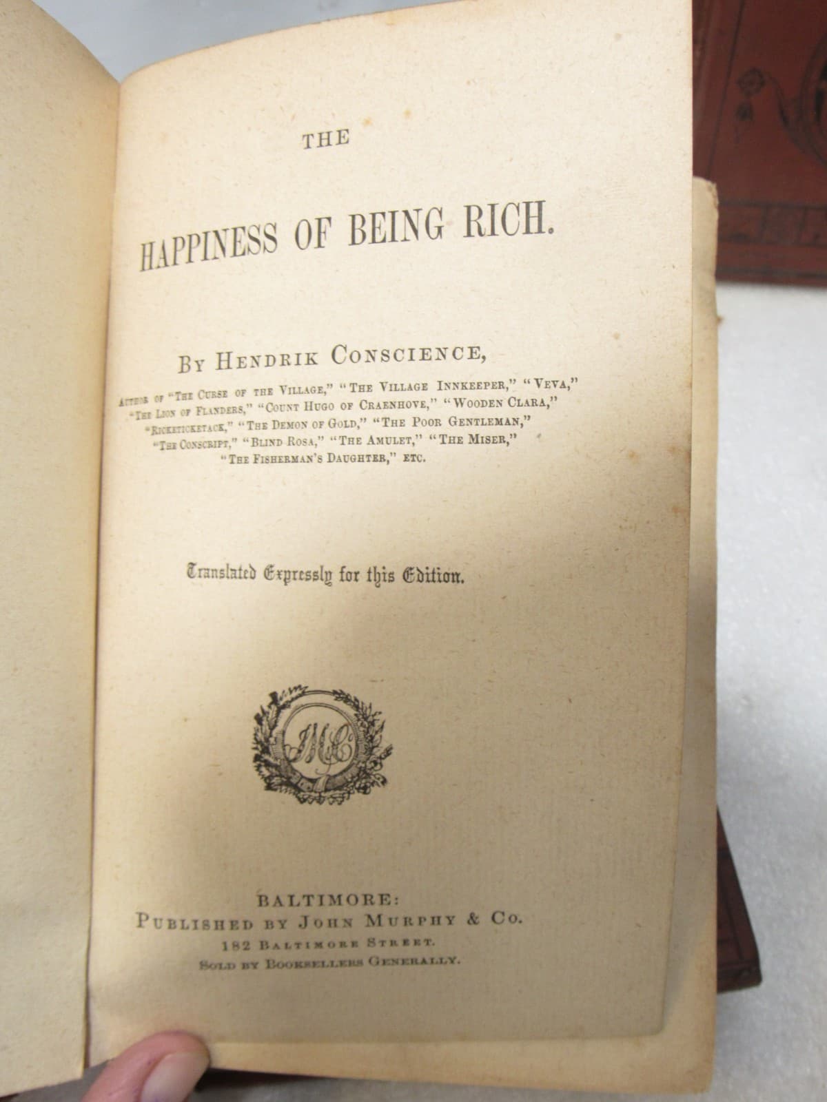 1800s Antique Books Consciences Tales Set & Willy Reilly Jane Eyre Hardcover B68 - Thumbnail 19