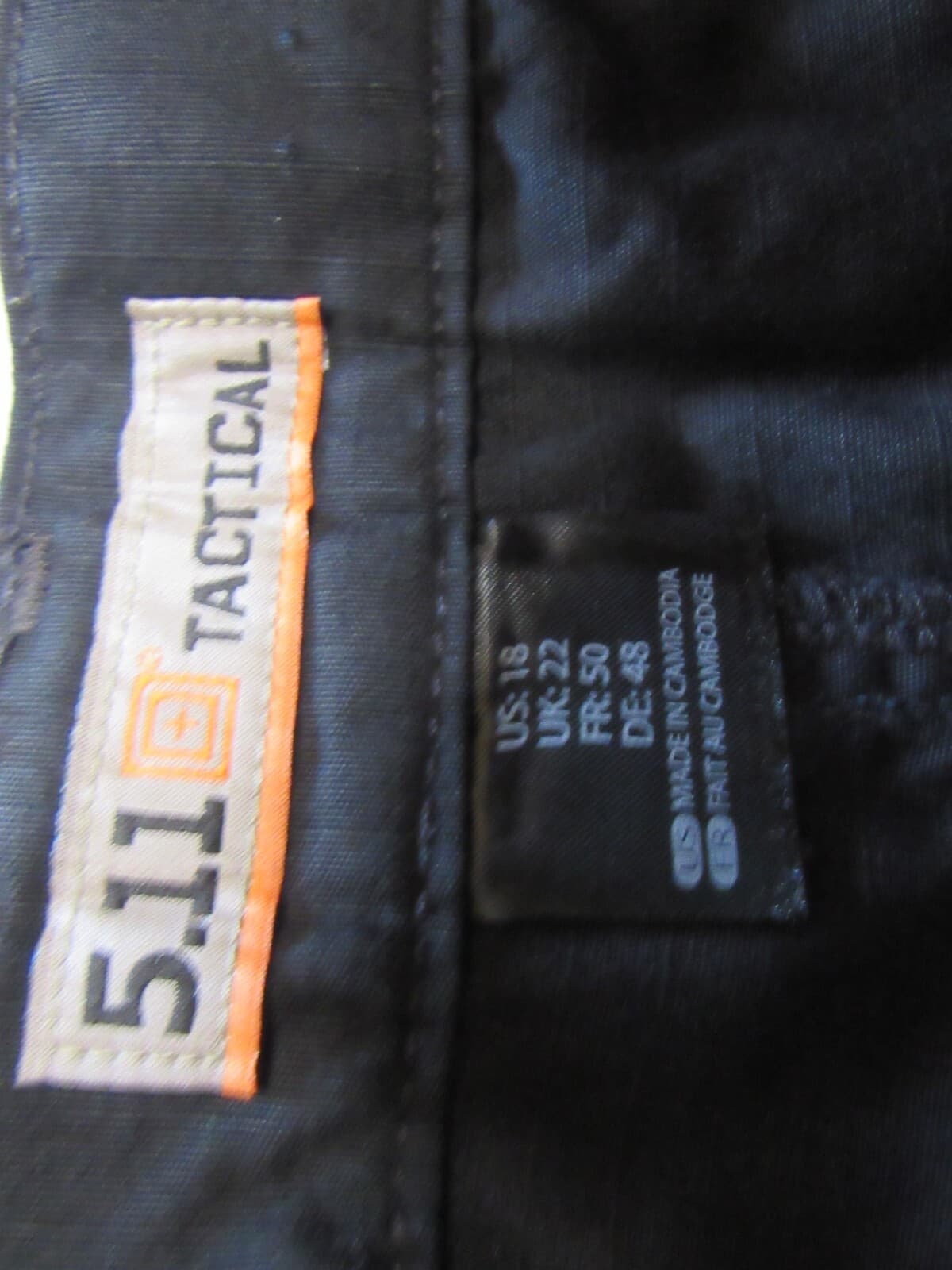 5.11 Tactical Women's TACLITE PRO 9" Shorts, Style 63071 SZ 18 Black X3 - Thumbnail 4