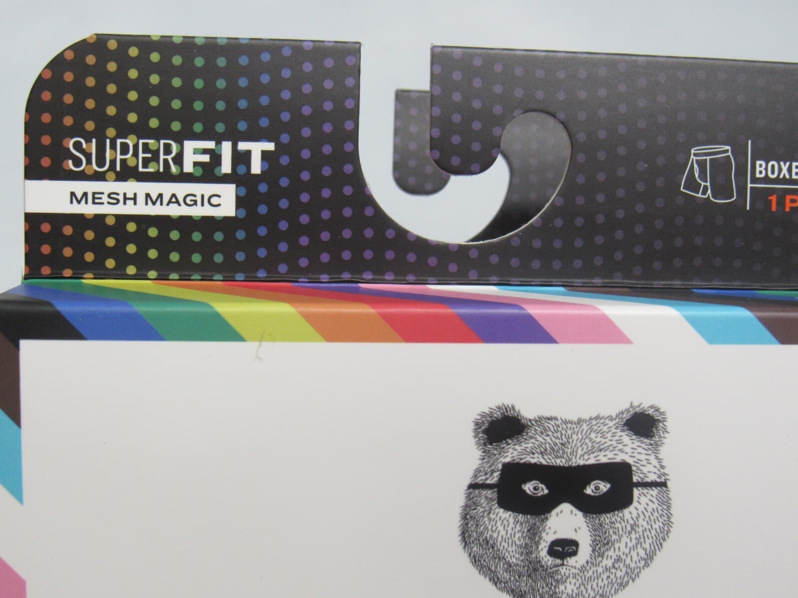 2 Pair of Thieves Men's Super Fit Mesh Magic Boxer Brief Trevor Project Pride SM - Thumbnail 7