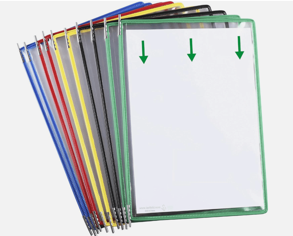 Djois® Magnetic Wall Mounted Reference System Letter-Size 10 Pockets (J71K - Thumbnail 3