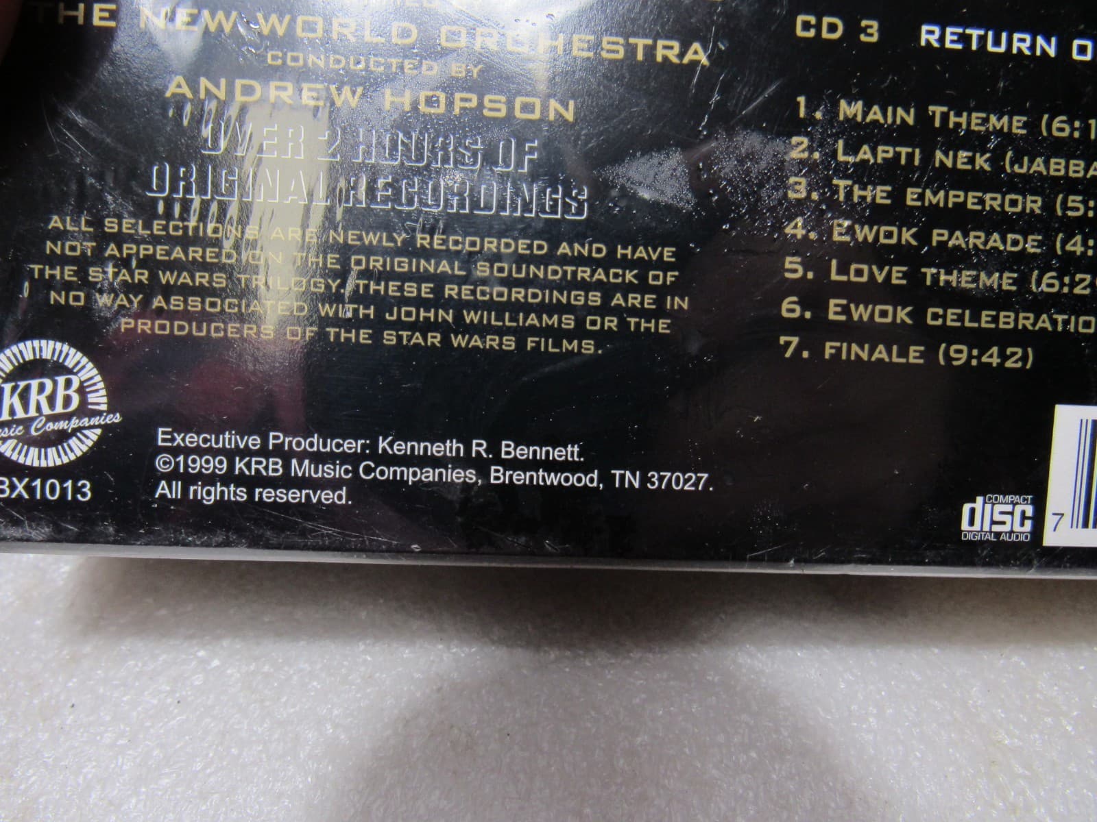 Star Wars - Music From The Star Wars Trilogy Sealed CD Box Set. 1999 D62K - Thumbnail 4