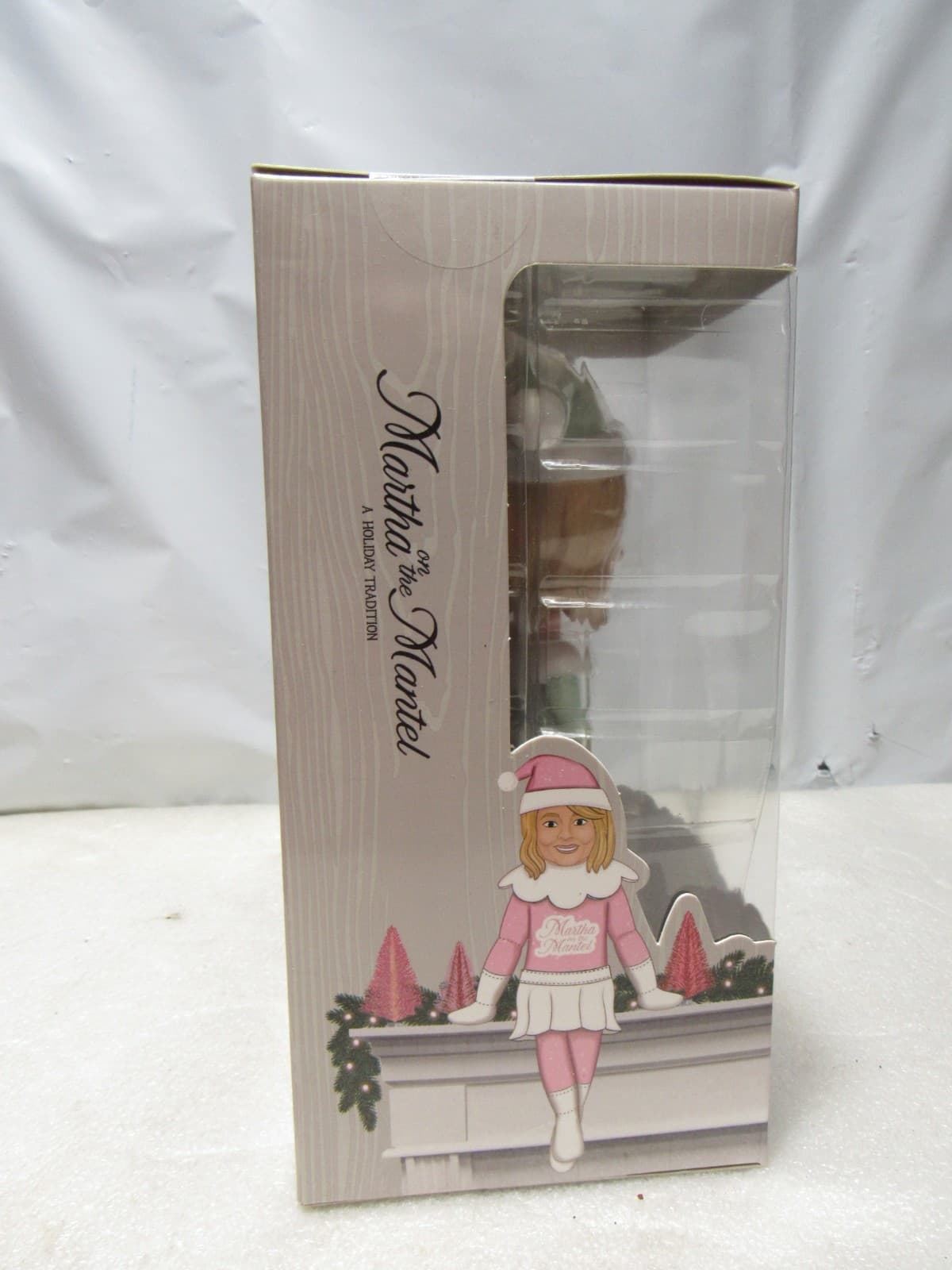 Martha Stewart Holiday Bobblehead Martha On The Mantel Christmas Decor New D57K - Thumbnail 5
