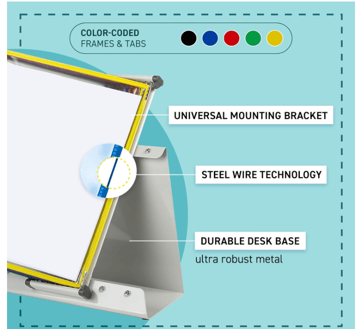 Djois® Magnetic Wall Mounted Reference System Letter-Size 10 Pockets (J71K - Thumbnail 7