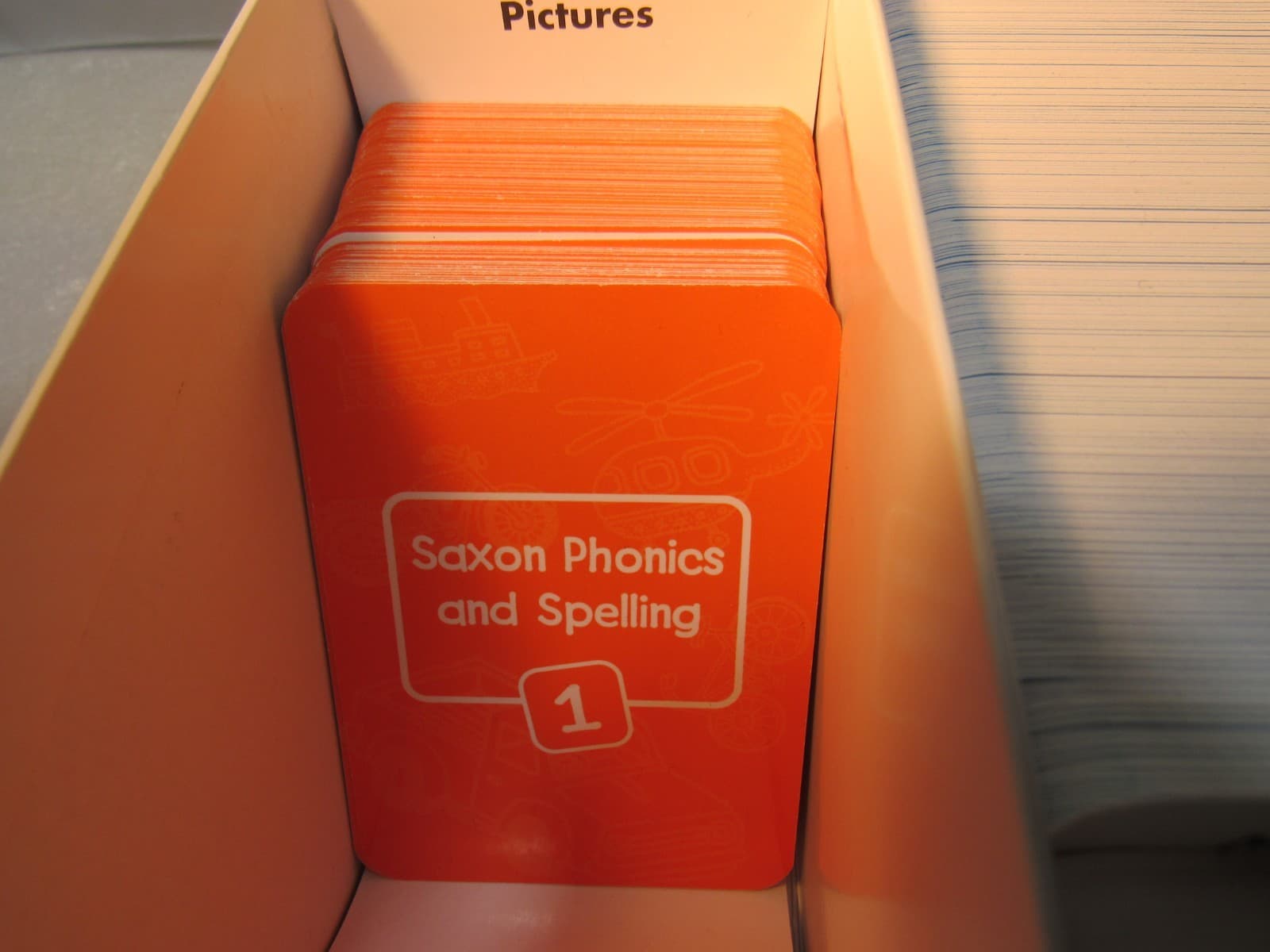Saxon Phonics And Spelling 1 Kid Cards Grade 1 W/ Storage Box (U4J) - Thumbnail 6