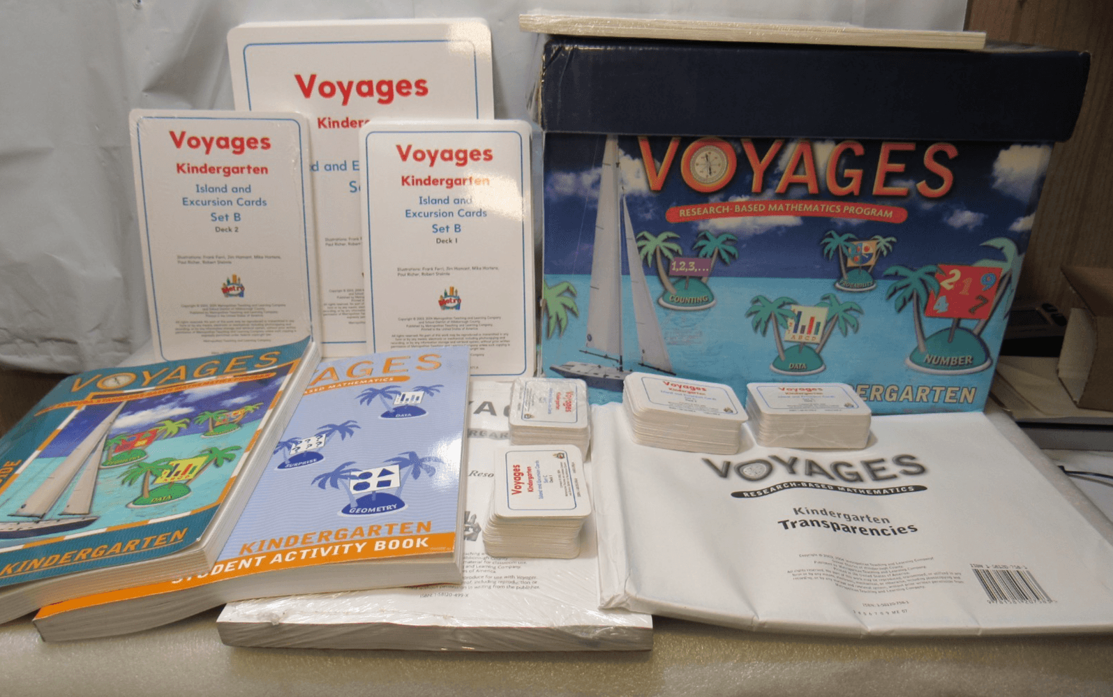 Voyages Research Based Mathematics Set Kindergarten Homeschool Complete V83J