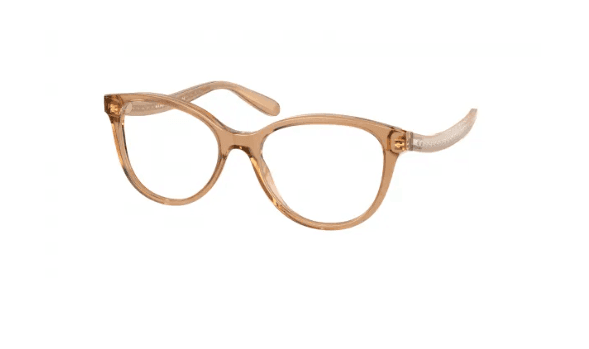 COACH HC 6177 5002 Transparent Brown Eyeglasses 52-17 140 W/CASE (R99K)
