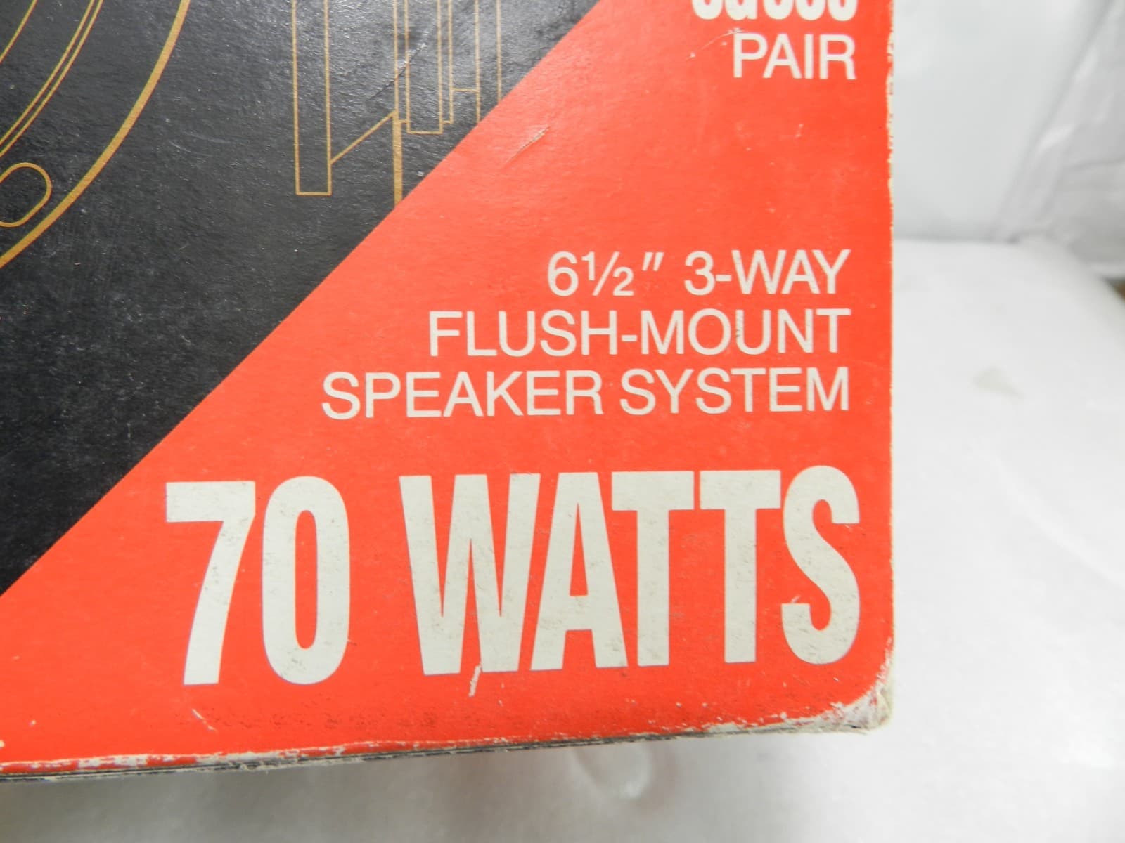 Vintage Retro Craig SG330 6 1/2" 3 Way Flush Mount Speakers 70 WATTS Pair (F46J) - Thumbnail 2