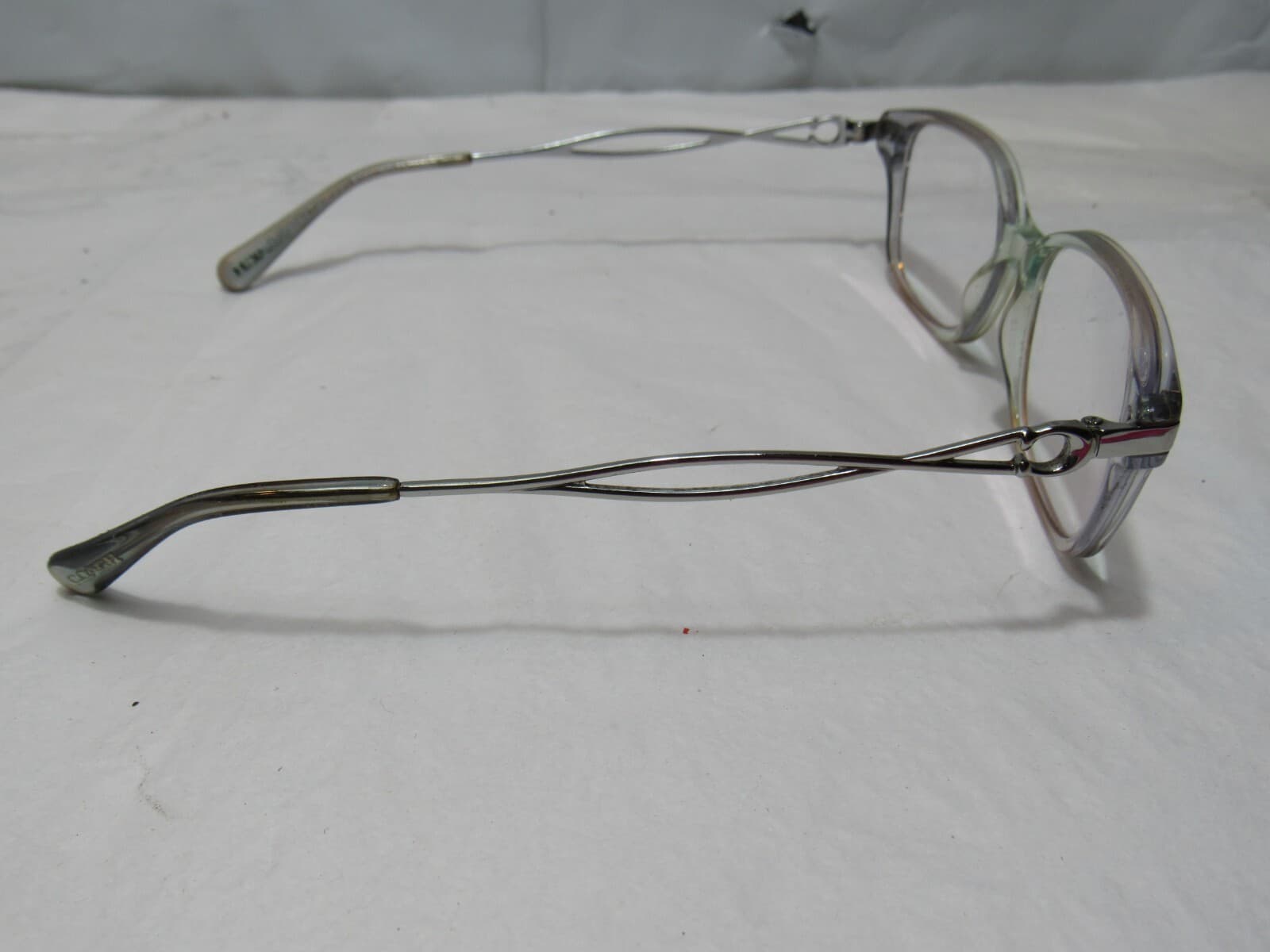 Coach HC6172 Eyeglasses Womens Gradient Transparent Blue Full Rim 54mm (S1K) - Thumbnail 4