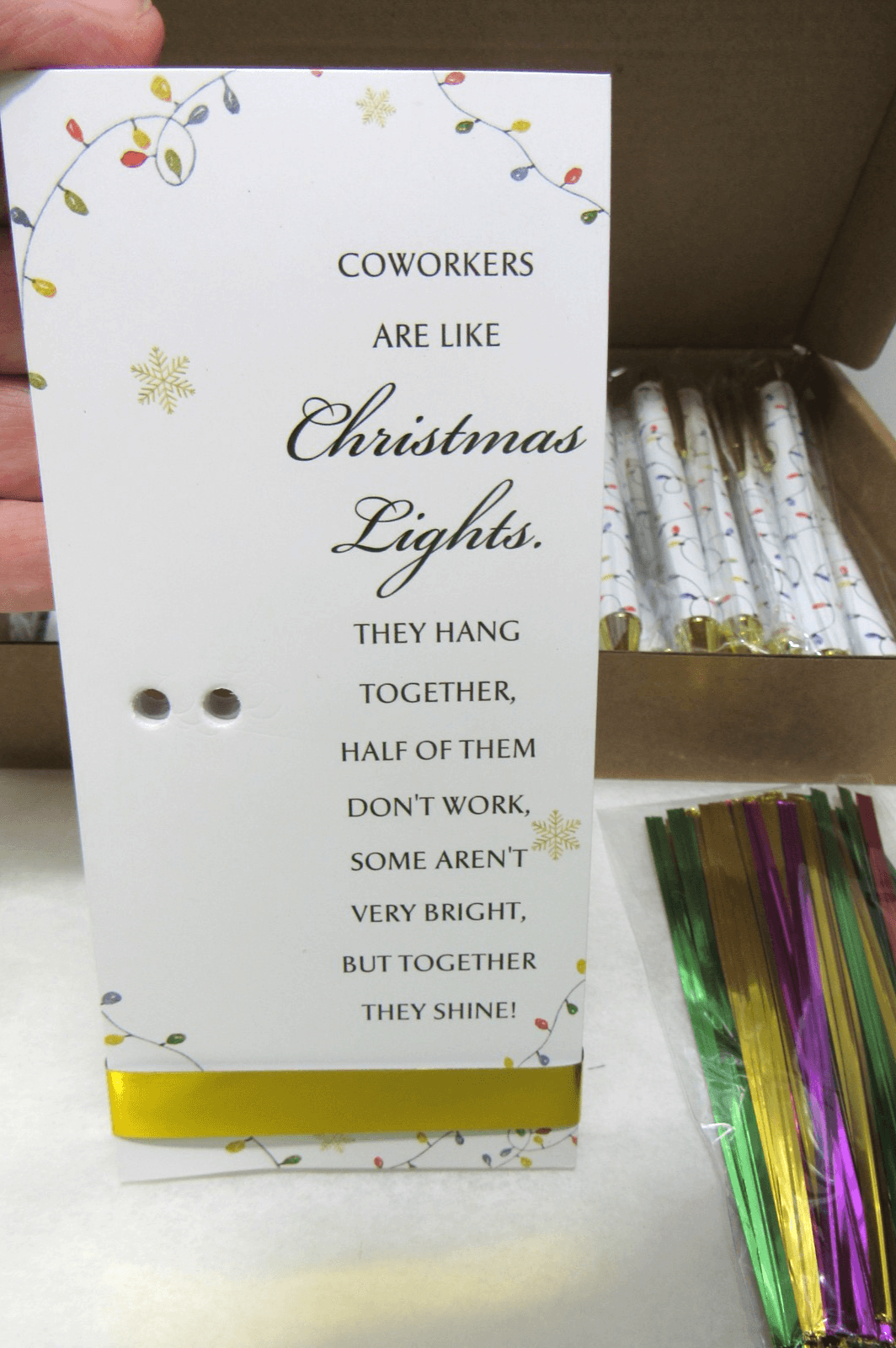 Sayglossy 40 PC Set Coworker Staff Christmas Ink Pen Gift Set (J82J) - Thumbnail 6