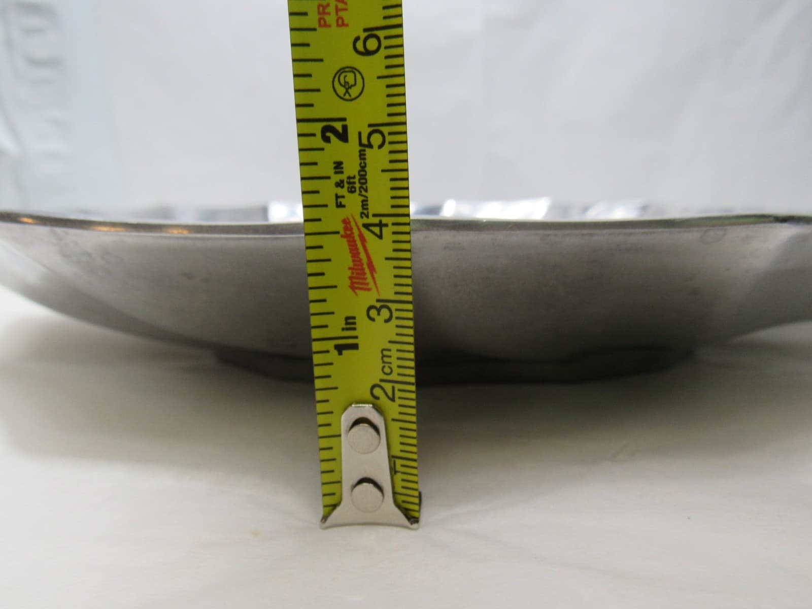 Wilton Armetale Silver Scalloped Appetizer Dip Tray Plate 10.5" (J86K) - Thumbnail 7