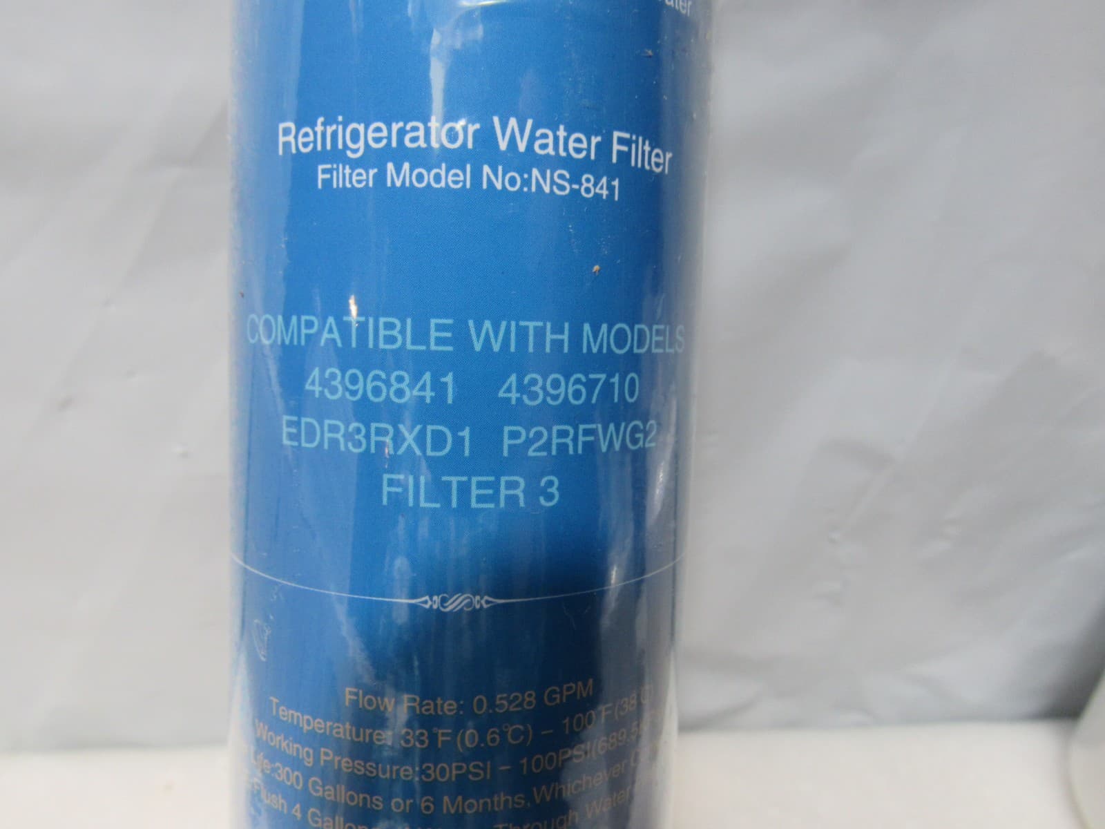 Tiaeon Ns-841 Refrigerator Water Filter, fits 4396841 & 4396710 (F57J) - Thumbnail 2