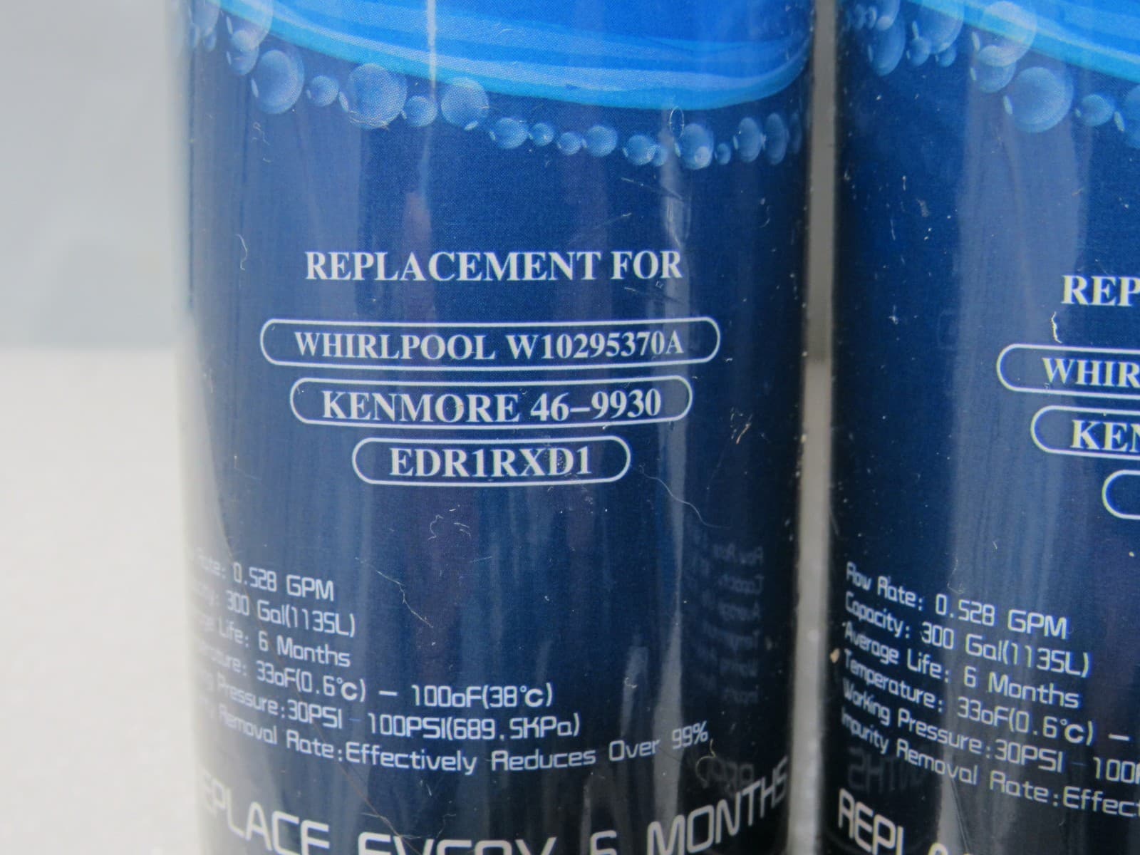 3 Puresore Refrigerator Water Filter Whirlpool W10295370A EDR1RXD1 46-9930 F48J - Thumbnail 3