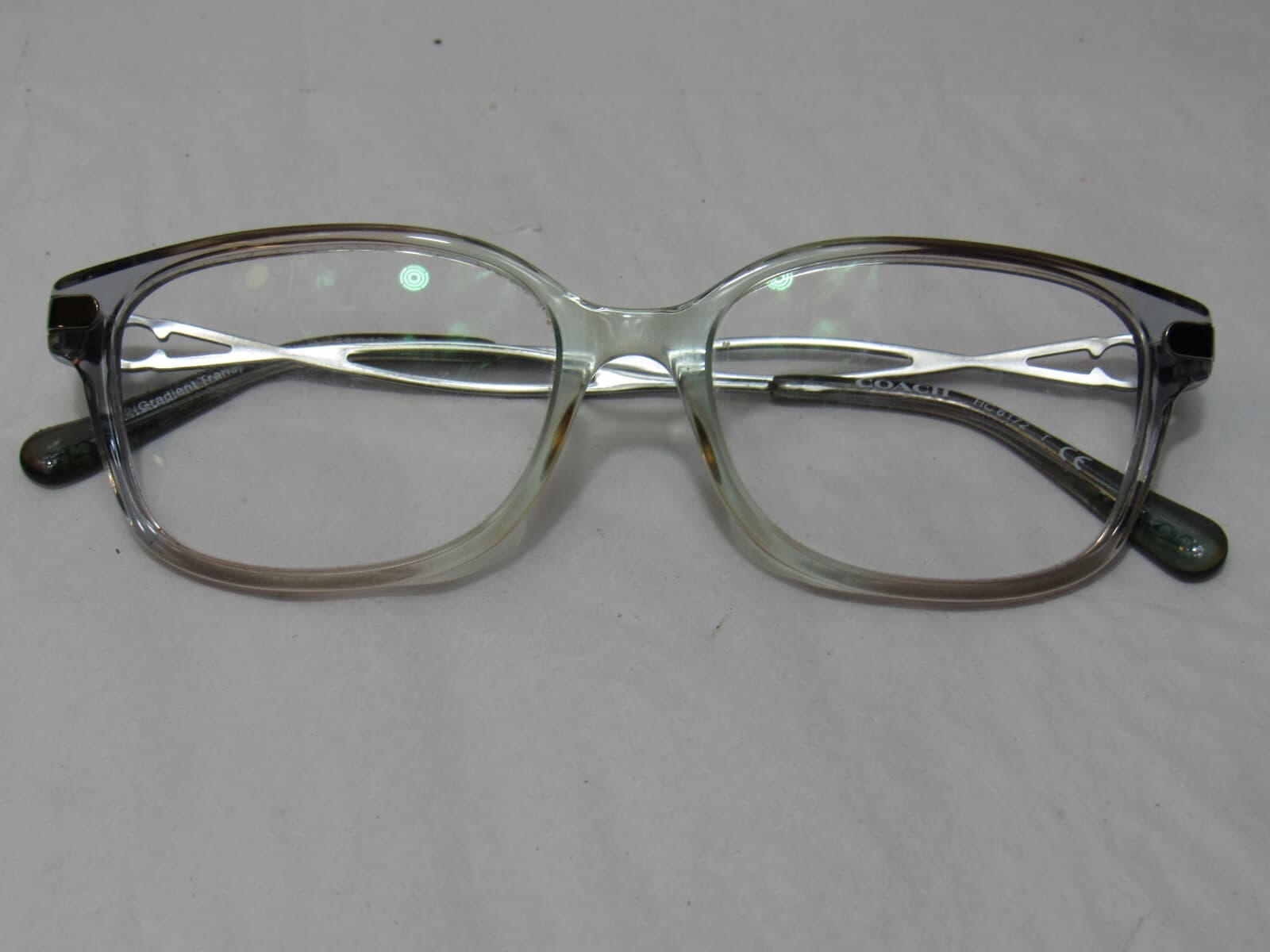 Coach HC6172 Eyeglasses Womens Gradient Transparent Blue Full Rim 54mm (S1K) - Thumbnail 3